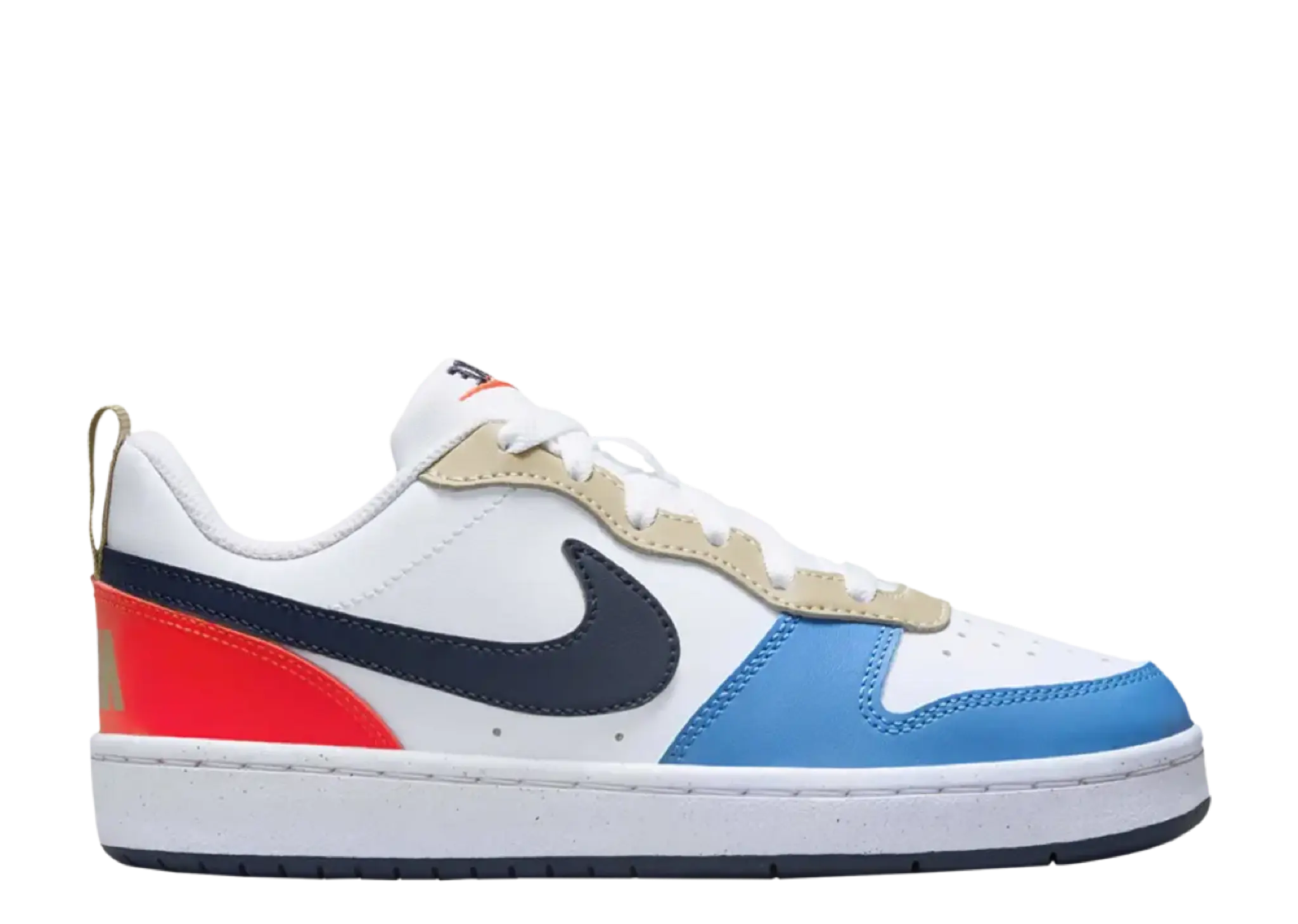 Nike Court Borough Low Recraft White Thunder Blue (Grade School)