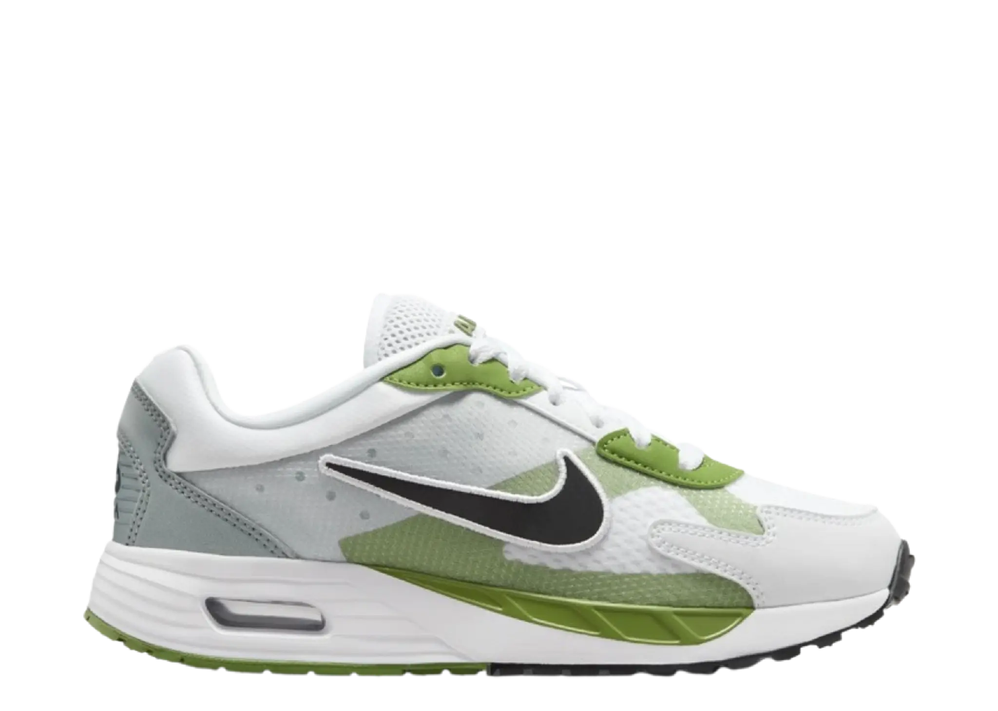 Nike Air Max Solo White Chlorophyll Smoke Grey Black (Grade School)