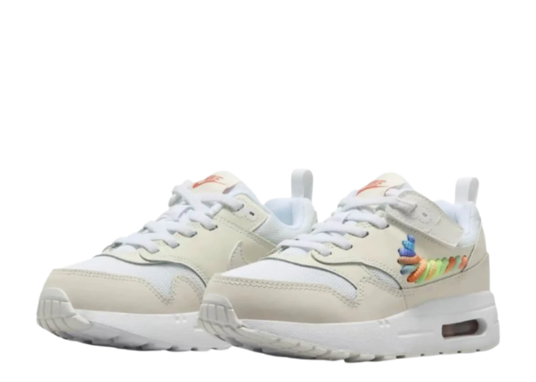 Nike Air Max 1 SE Easy On White Summit White Terra Blush Multicolor (Pre-School) - photo 2
