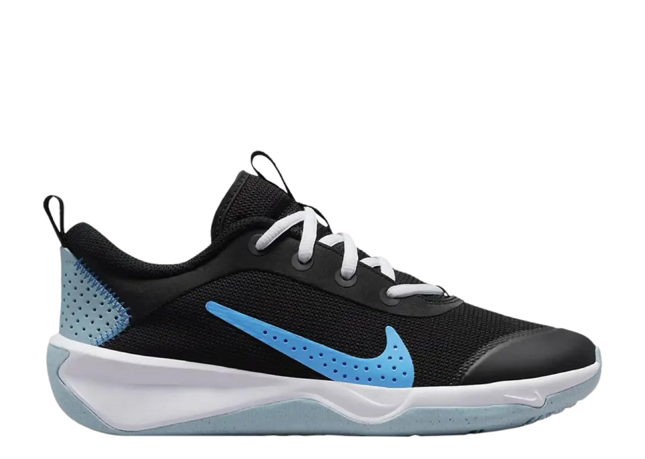 Nike Omni Multi-Court Black Blue Lightning (Grade School)
