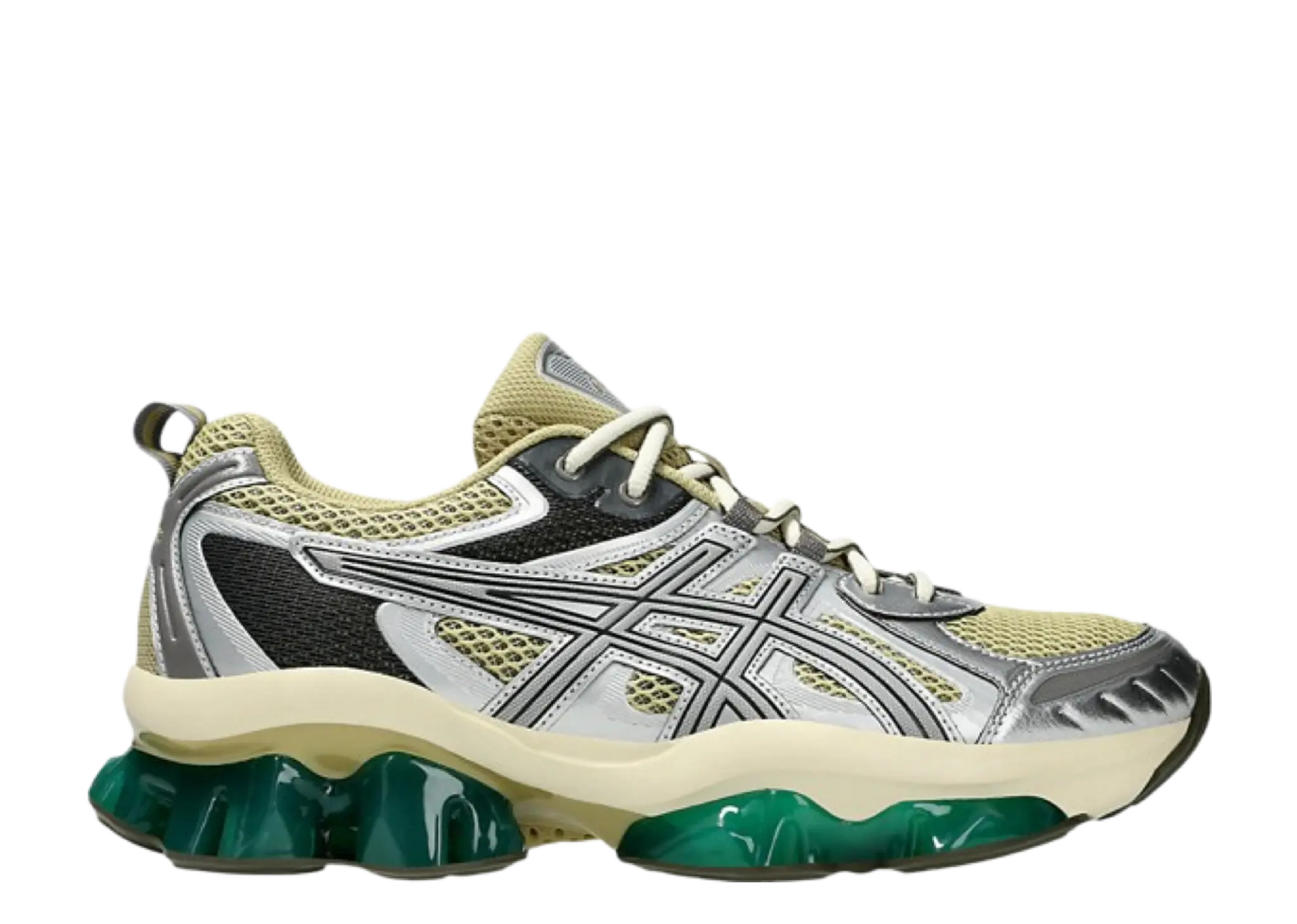 Kiko Kostadinov x ASICS US5 S Gel Quantum Kinetic Khaki Silver