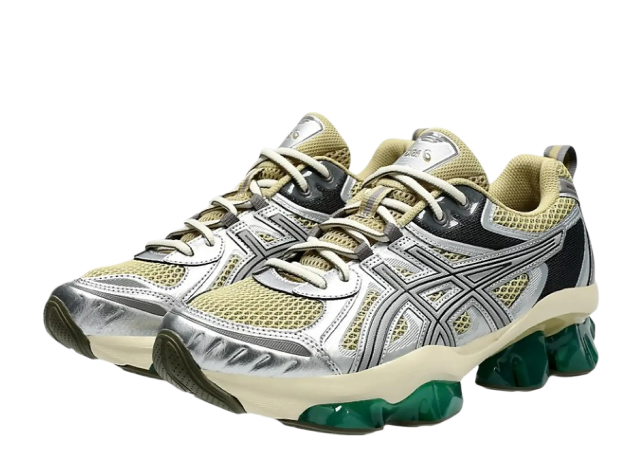 Kiko Kostadinov x ASICS US5 S Gel Quantum Kinetic Khaki Silver - photo 2