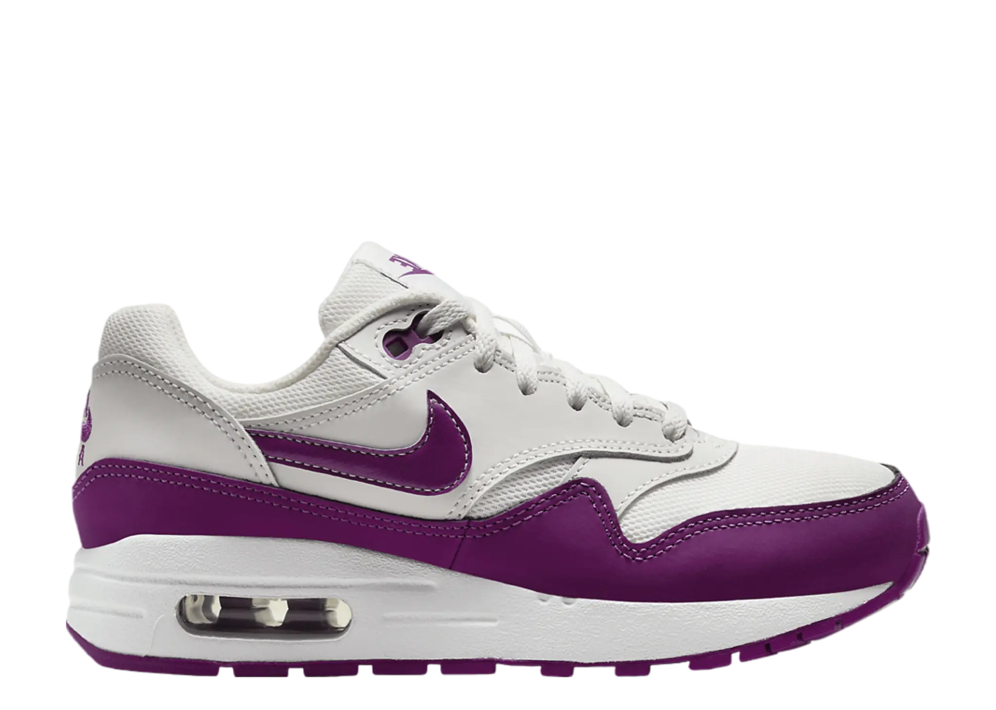 Nike Air Max 1 Summit White White Viotech (Grade School)