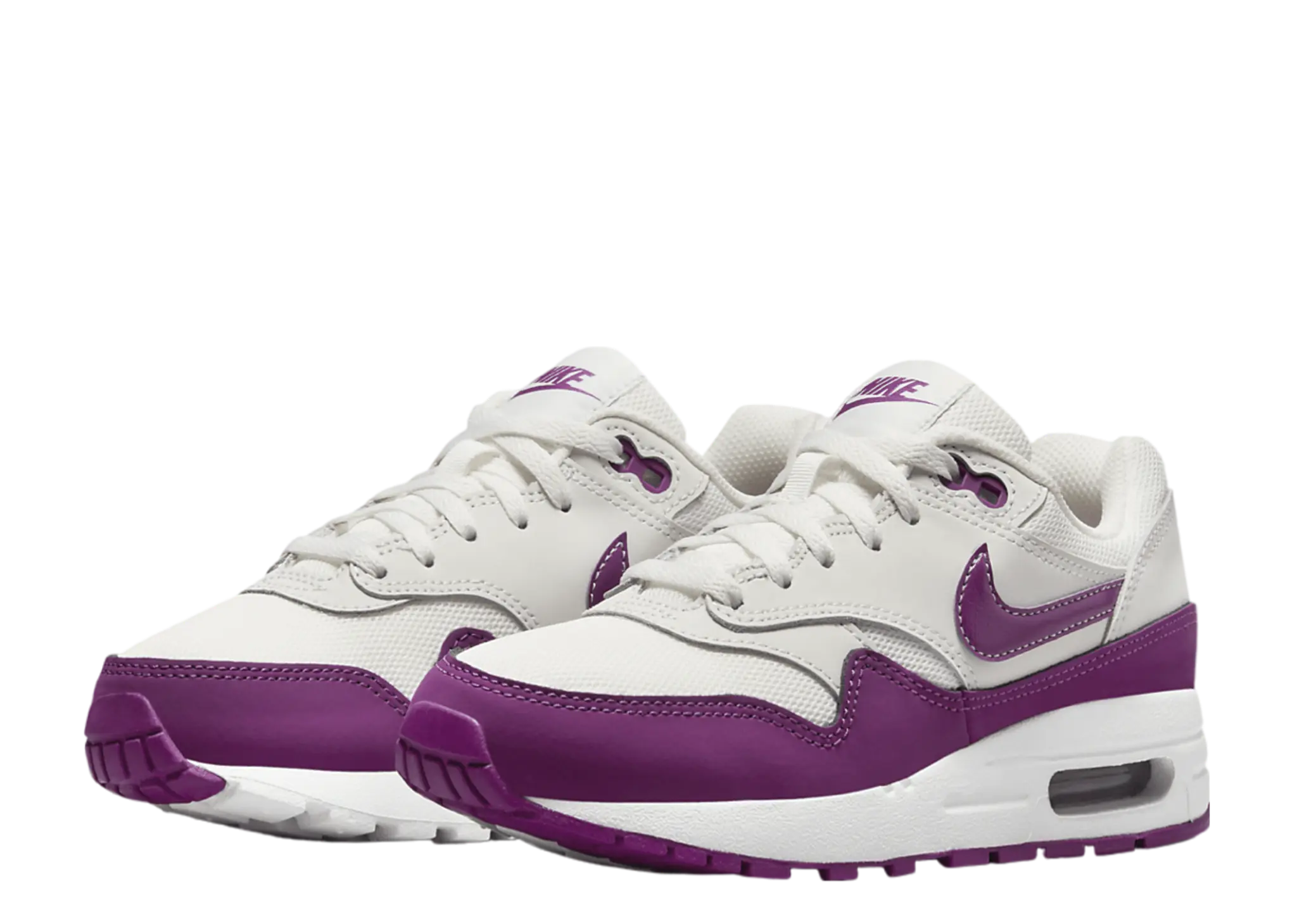 Nike Air Max 1 Summit White White Viotech (Grade School) - photo 2