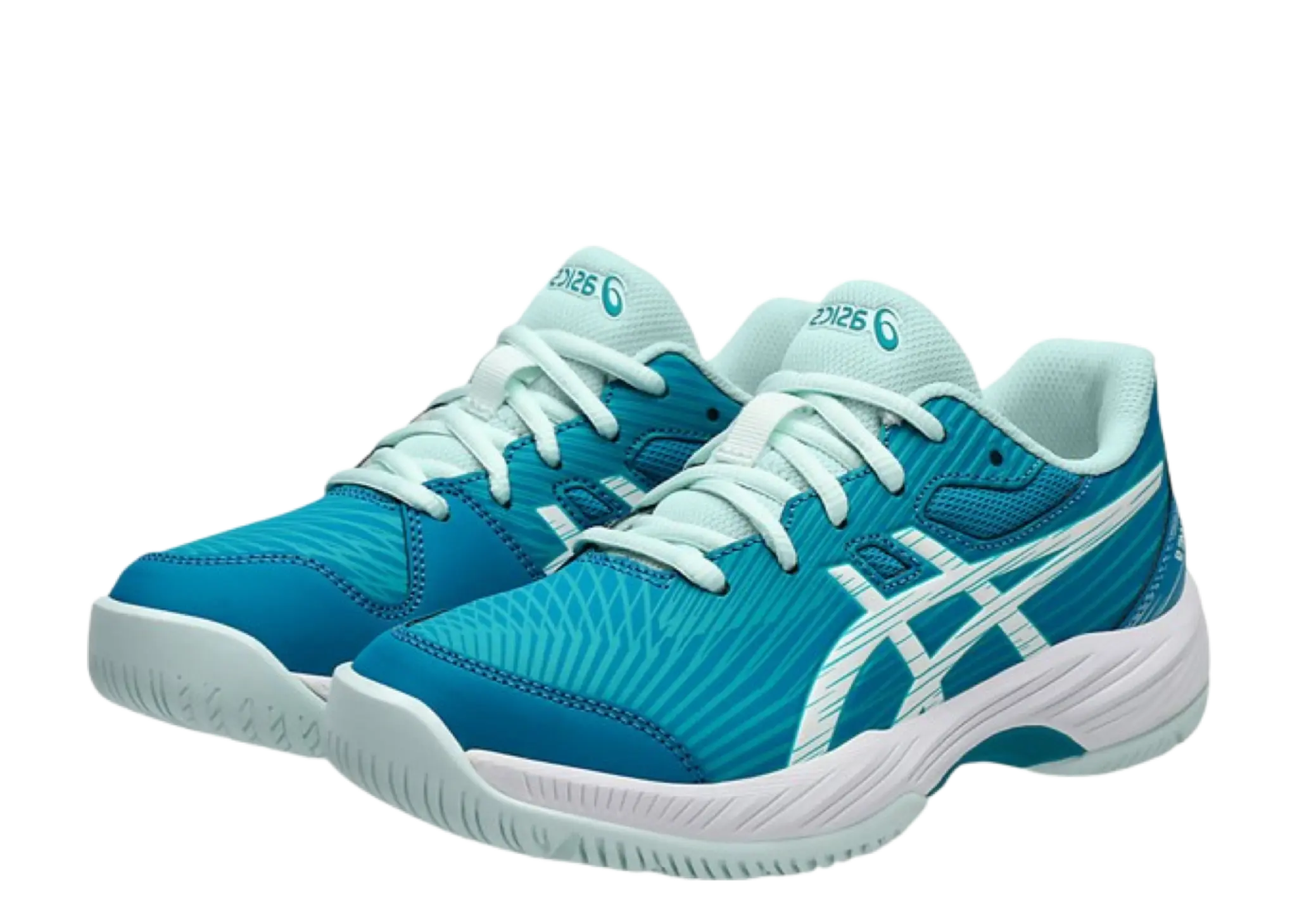 ASICS Gel Game 9 Teal Blue White (Grade School) - photo 2