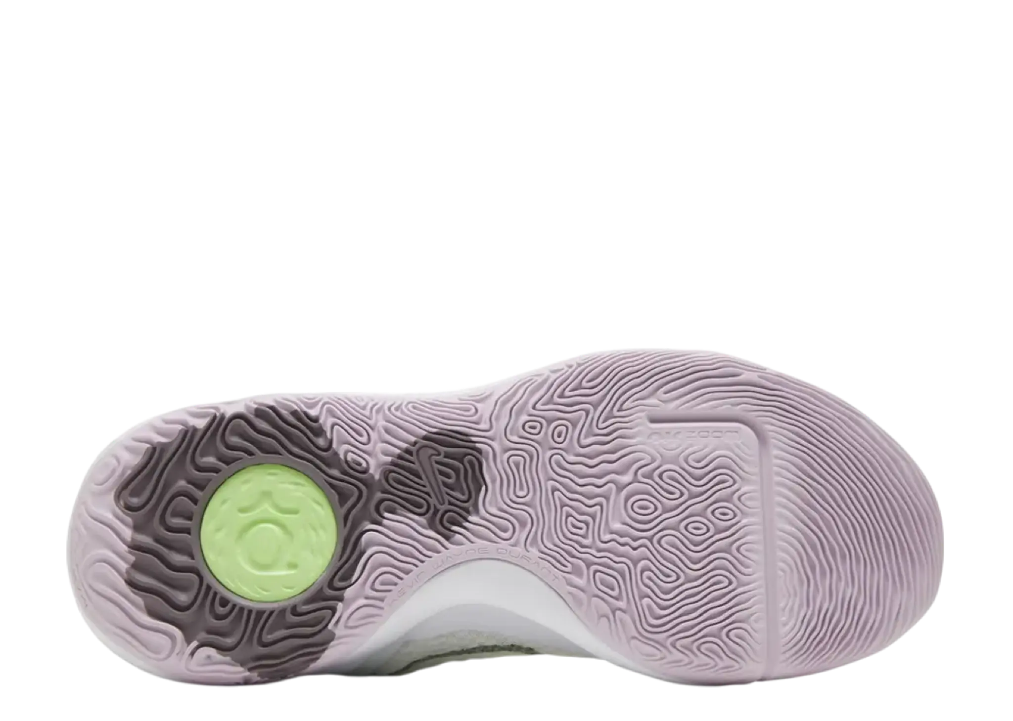Nike KD Trey 5 IX White Lime Light Purple - photo 2
