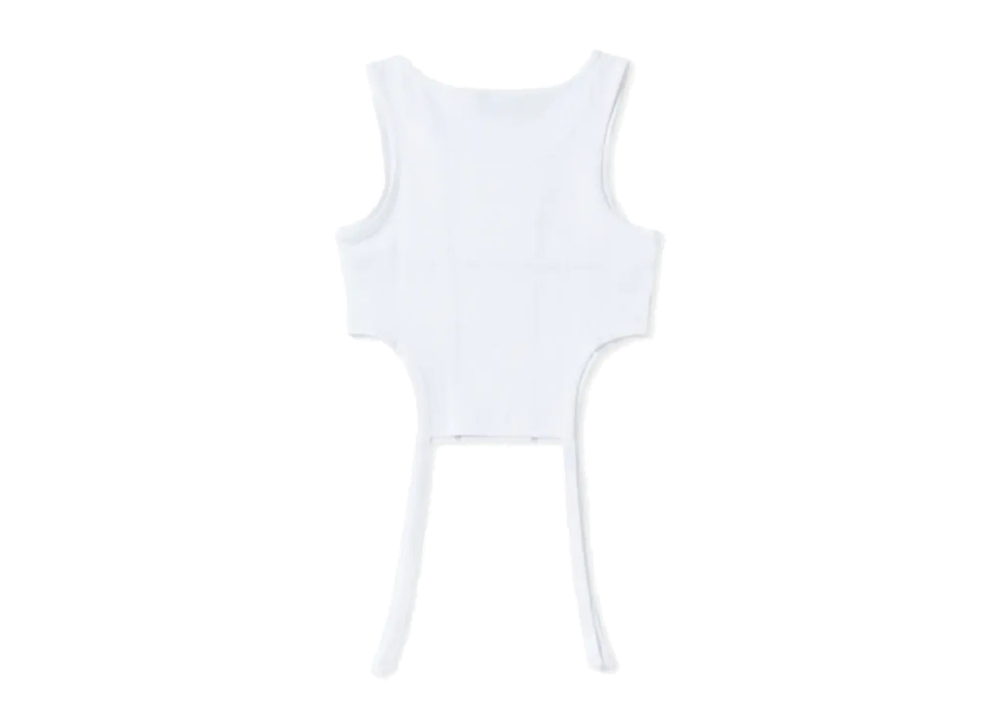 Nerdy Cut Out Sleeveless Top White Women's - photo 2