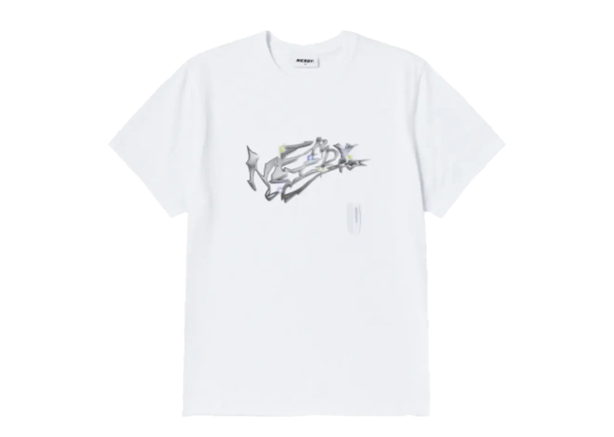Nerdy Sparkling Short Sleeve T-Shirt White