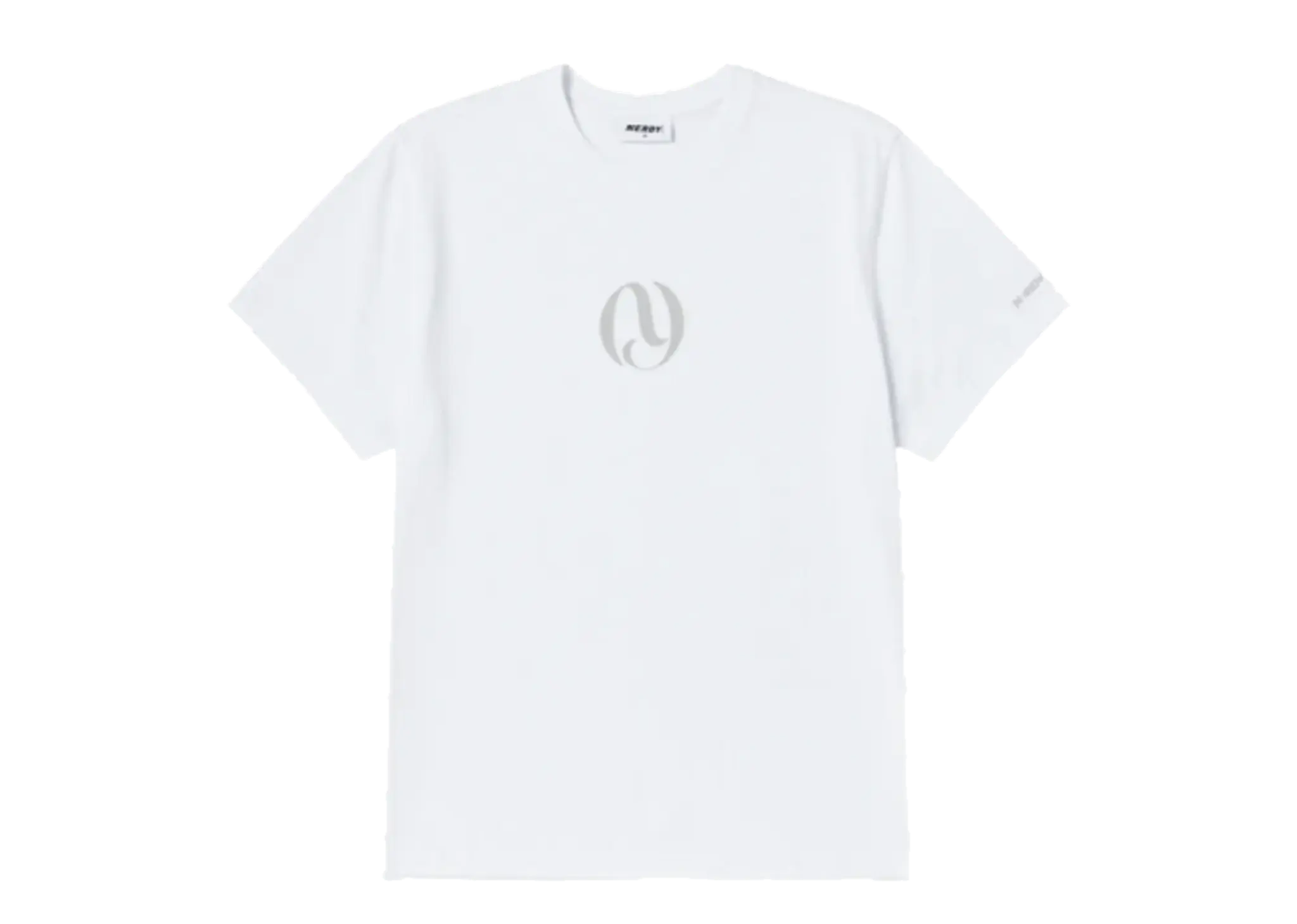 Nerdy Symbol Logo Short Sleeve T-Shirt White