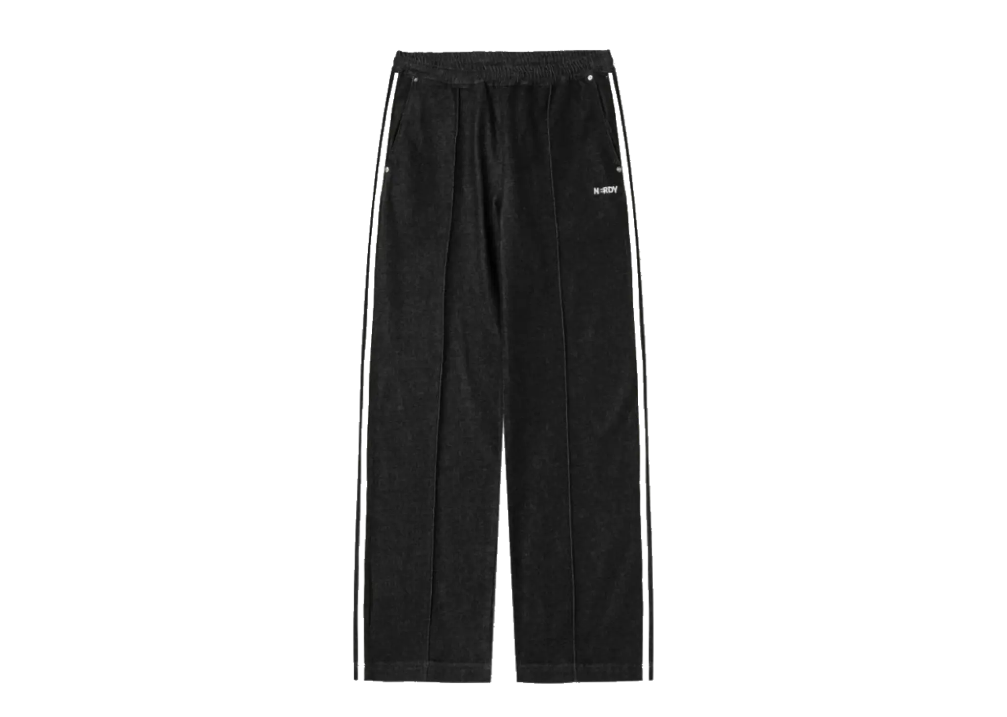 Nerdy Denim Track Pants (24FW) Black Women's