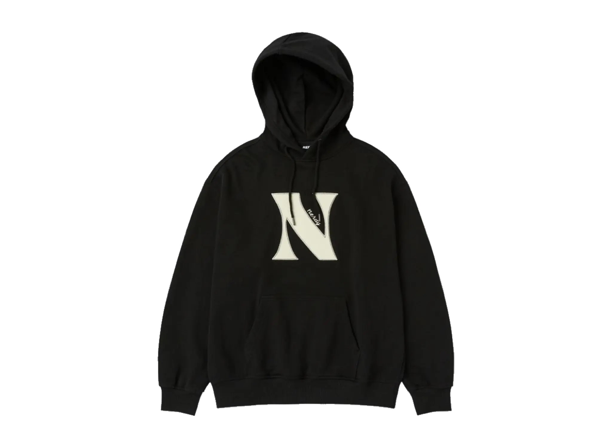 Nerdy Bumpy N Pullover Hoodie Black