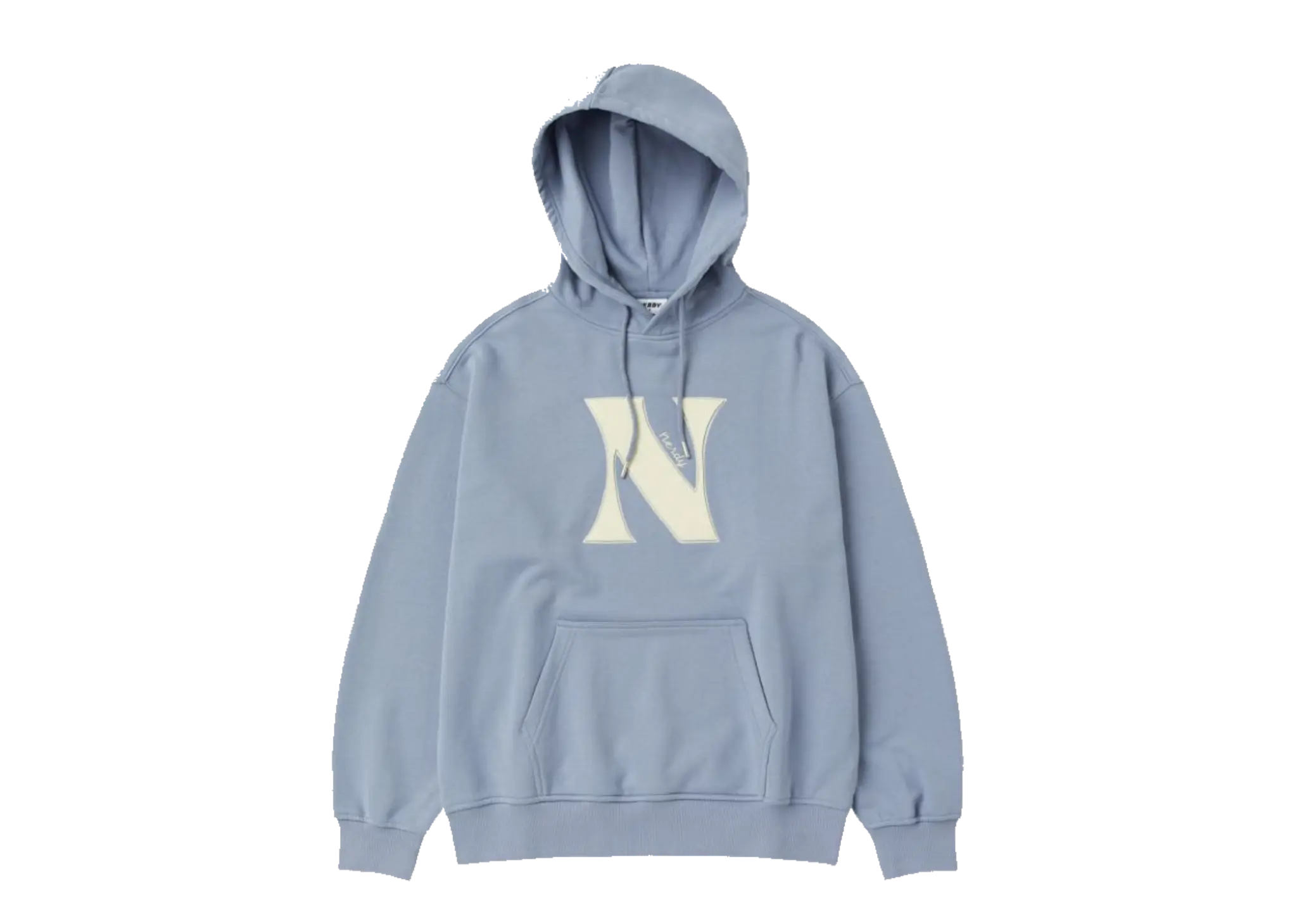 Nerdy Bumpy N Pullover Hoodie Dusty Blue