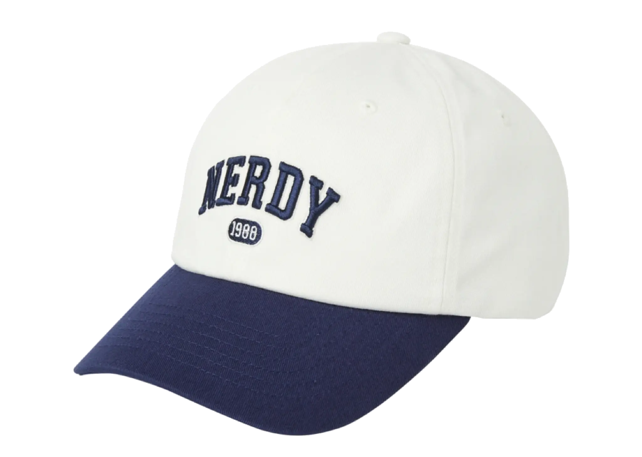 Nerdy Arch Logo Two-tone Ball Cap Navy