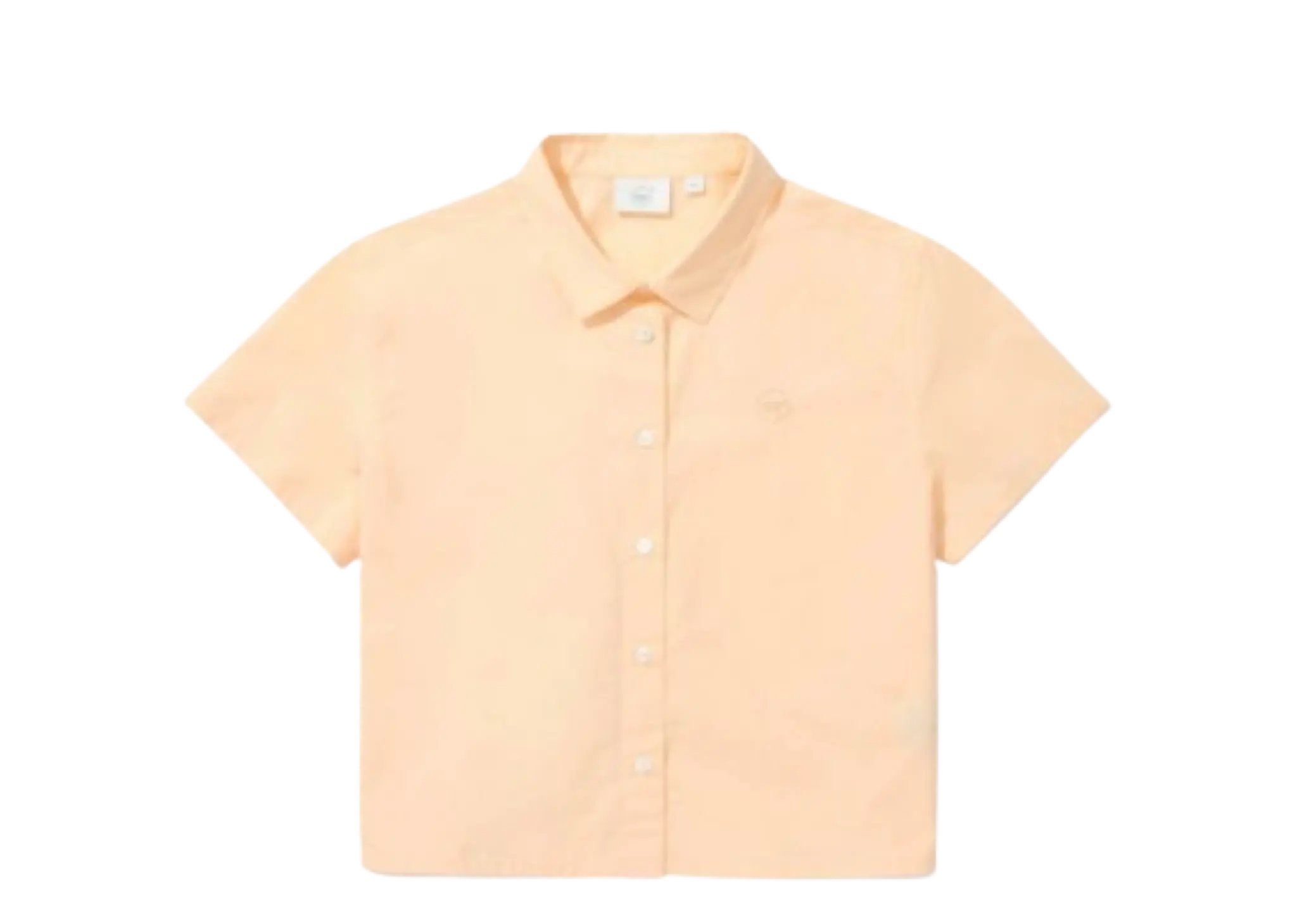 Covernat Poplin Harf Sleeve Shirt Salmon Womens