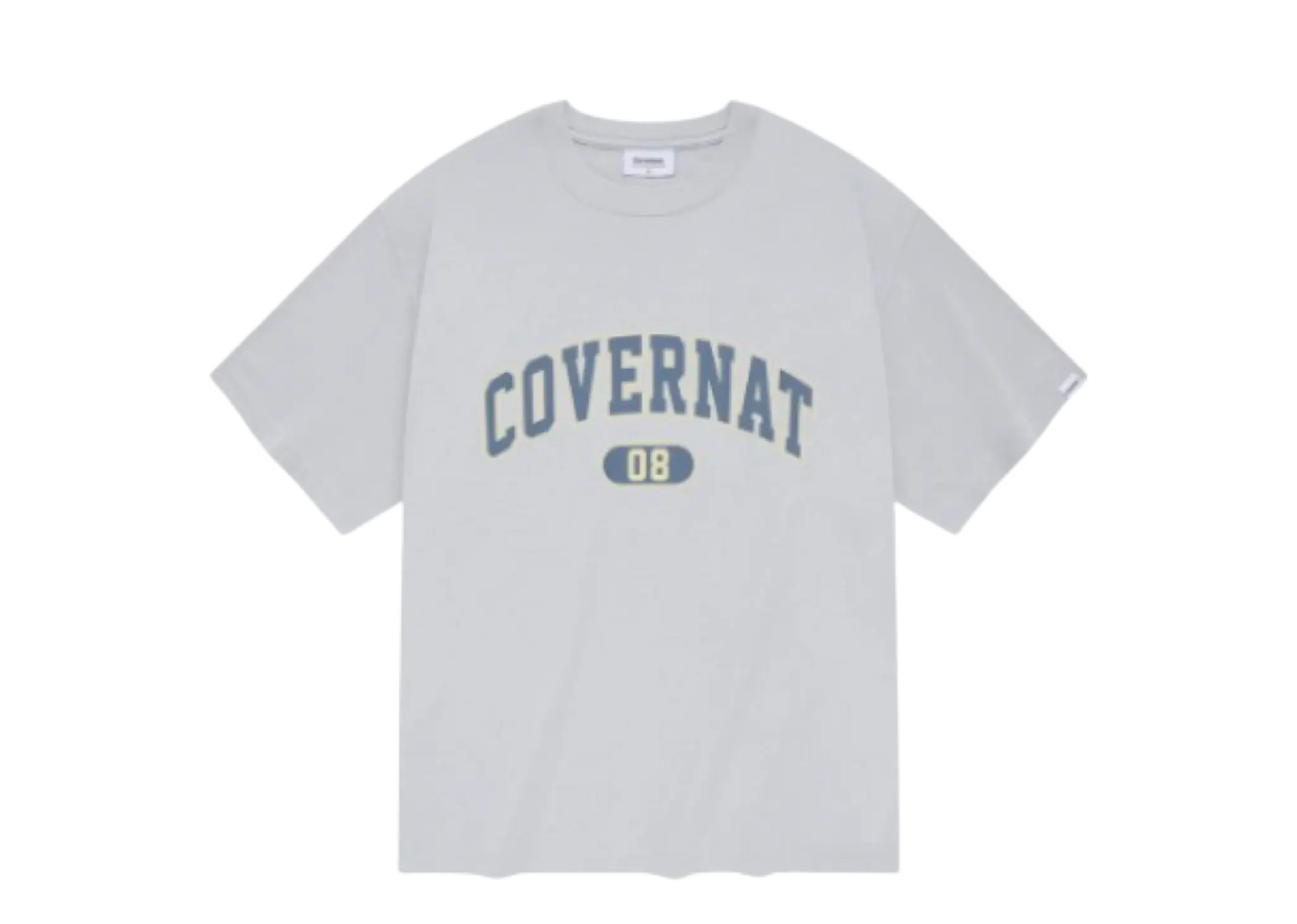 Covernat Arch Logo T-Shirt Melange Gray