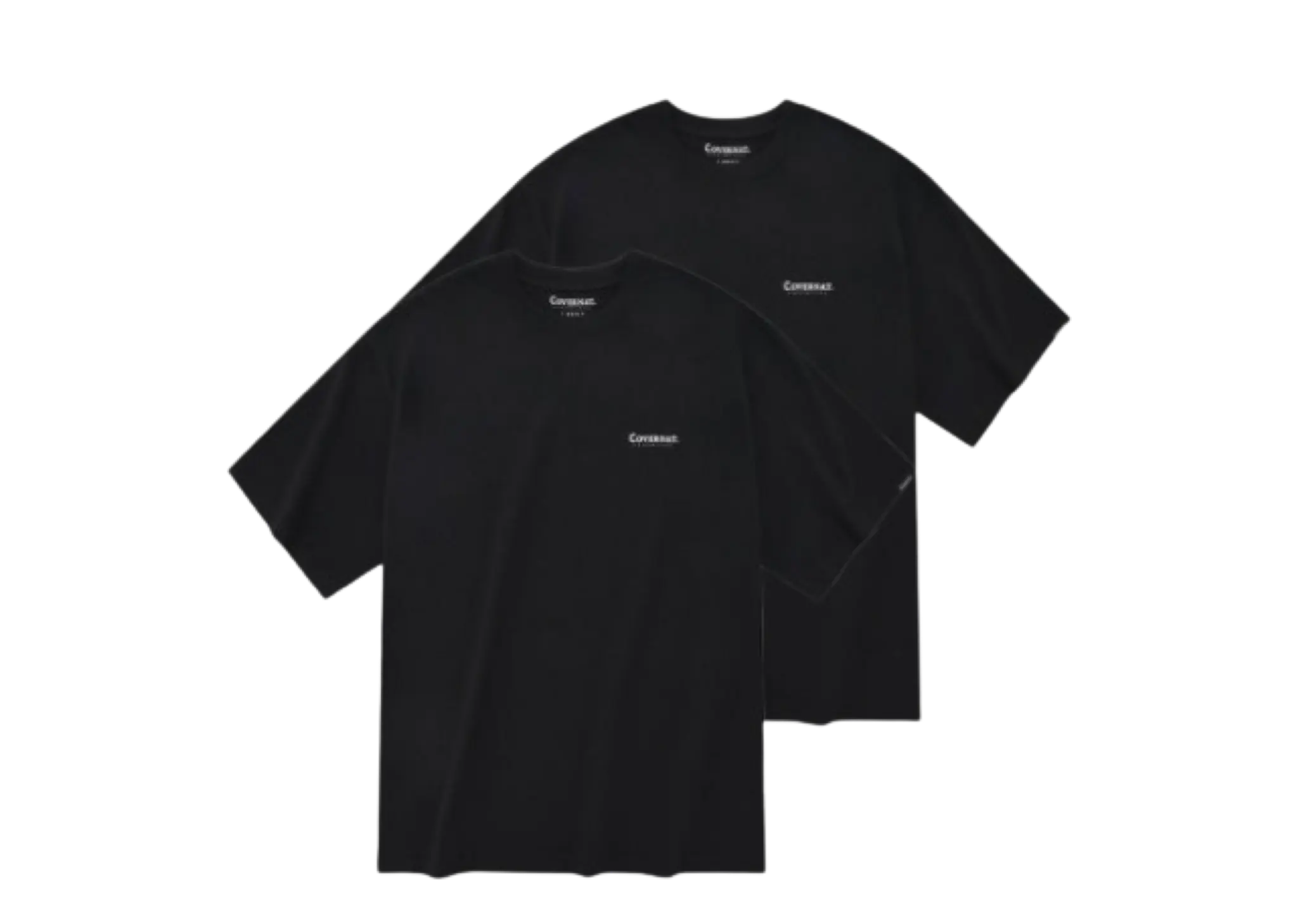 Covernat Cool Cotton 2 Pack T-Shirts Black