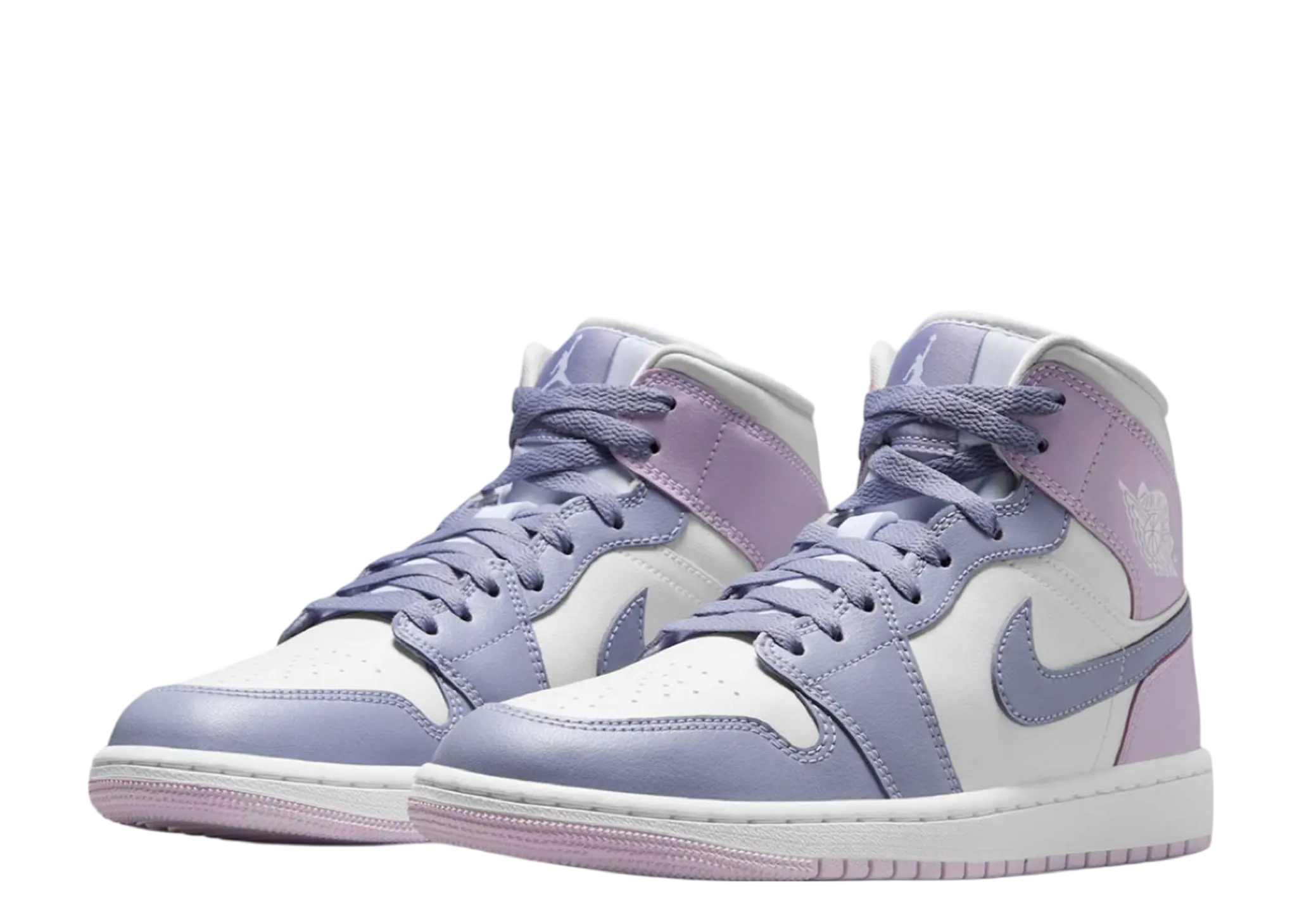 Air Jordan 1 Mid Indigo Haze Doll White (Women's) - photo 2