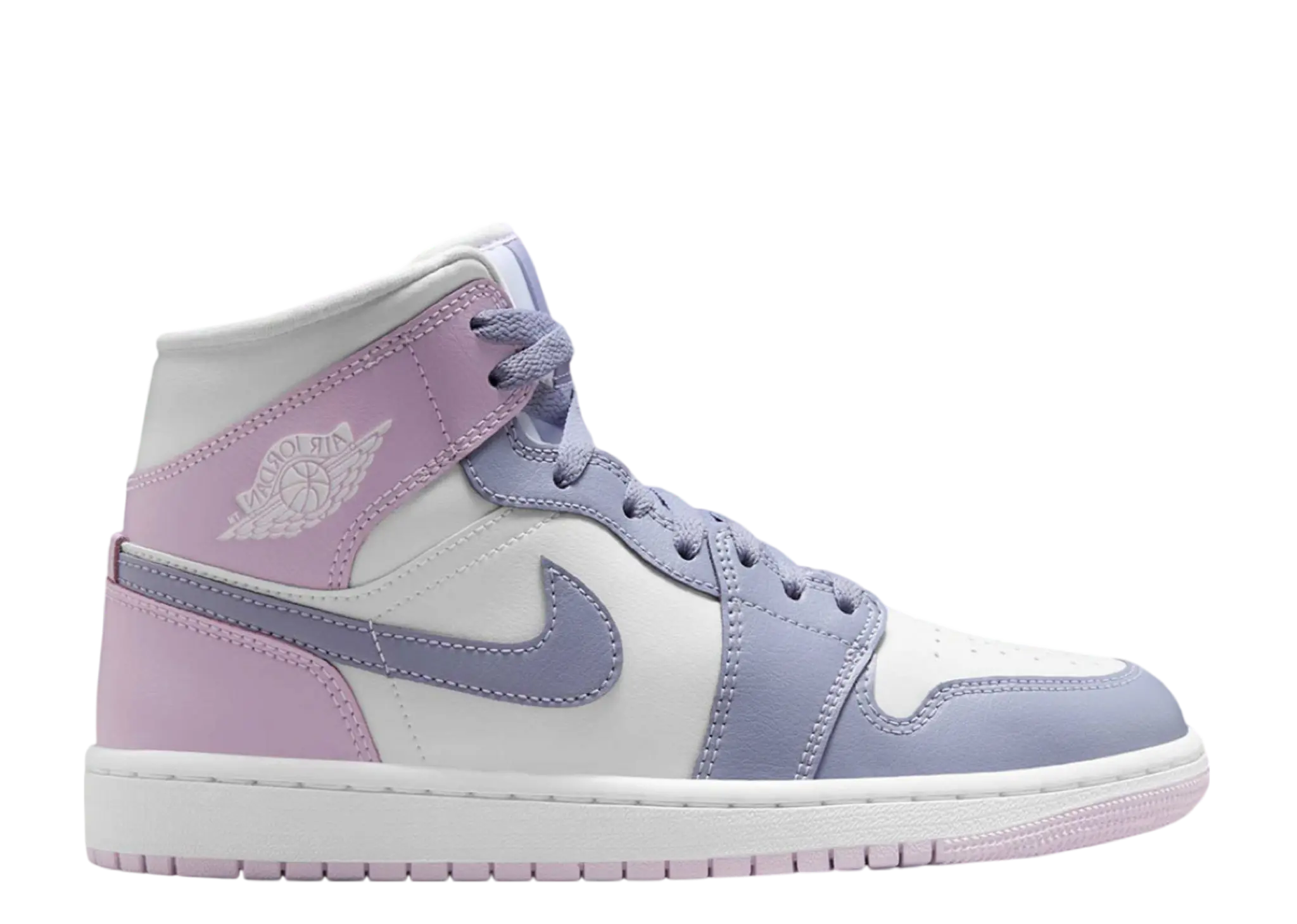 Air Jordan 1 Mid Indigo Haze Doll White (Women's)