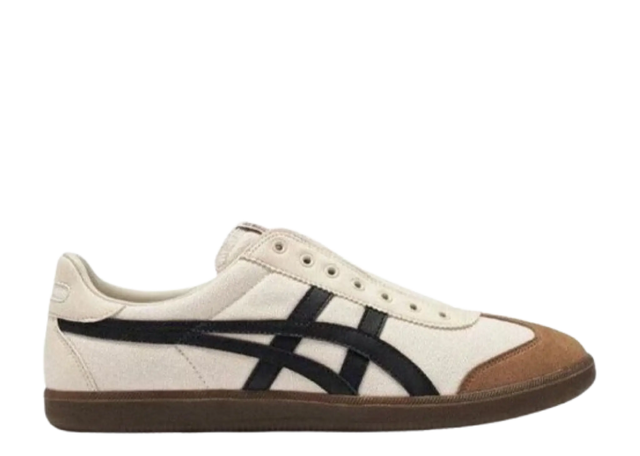 Onitsuka Tiger Tokuten Slip-On White Brown Black