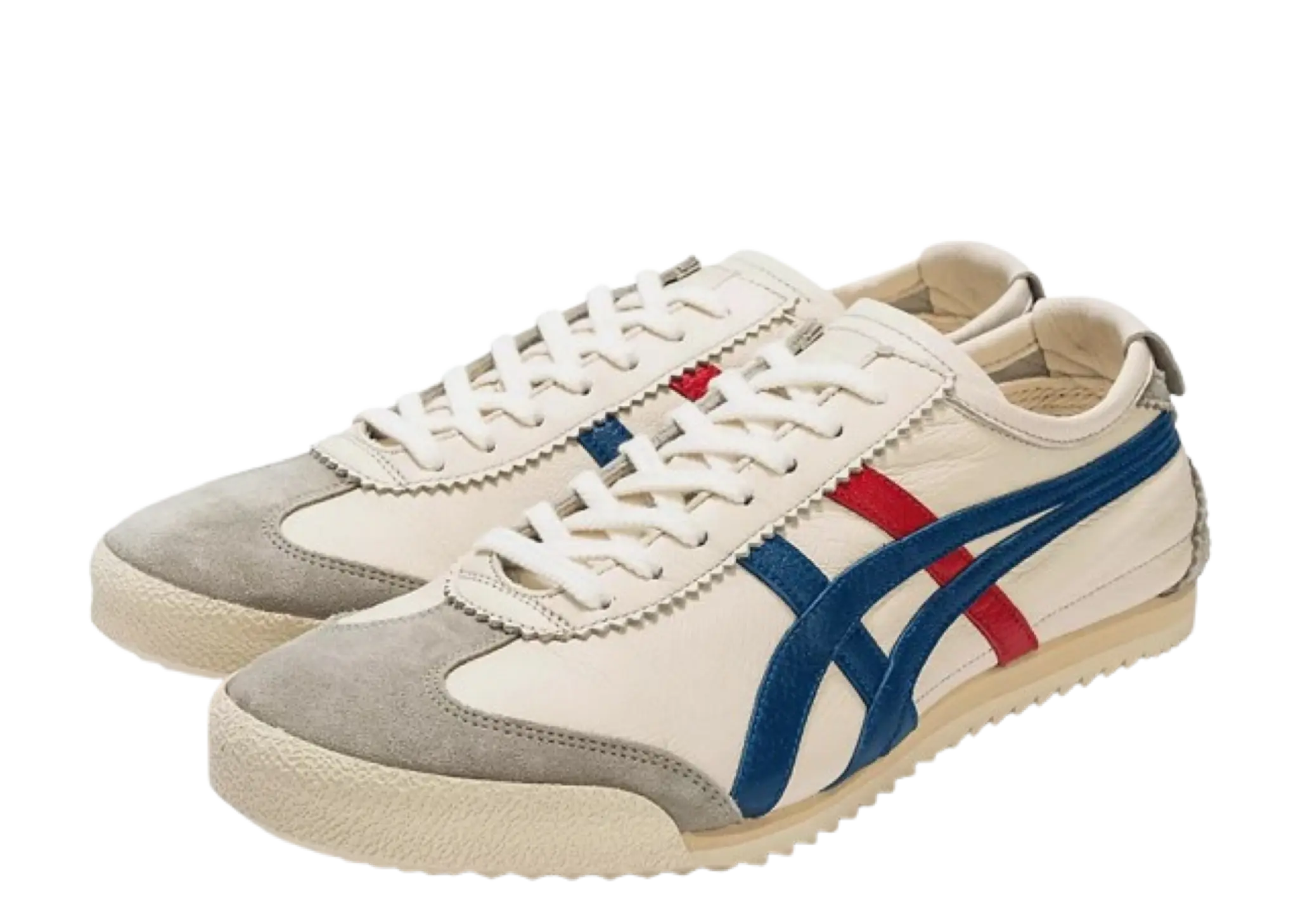 Onitsuka Tiger Mexico 66 Deluxe NM White Deluxe Blue - photo 2