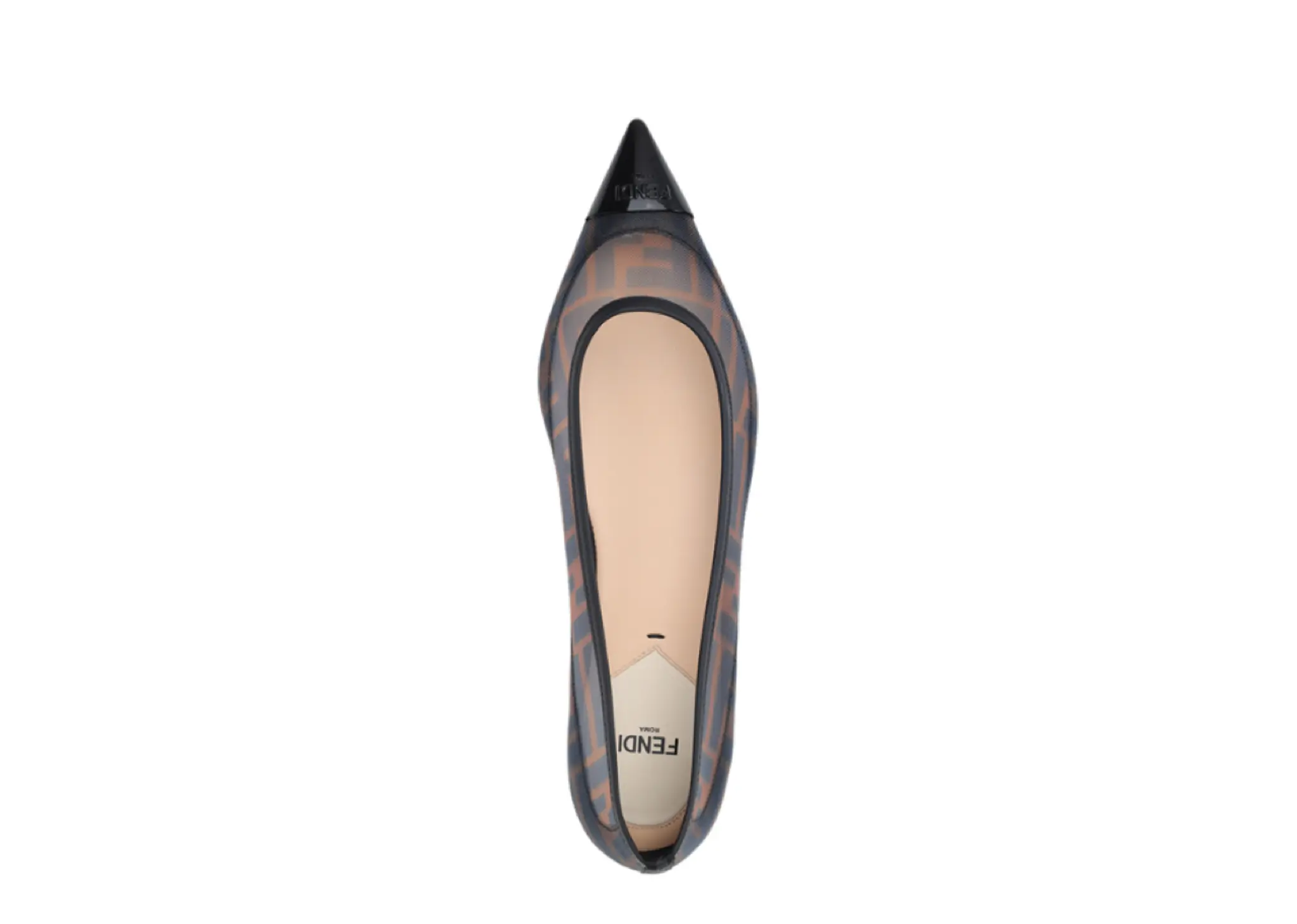 Fendi Colibri Pointed Toe Ballerina Flat - photo 4