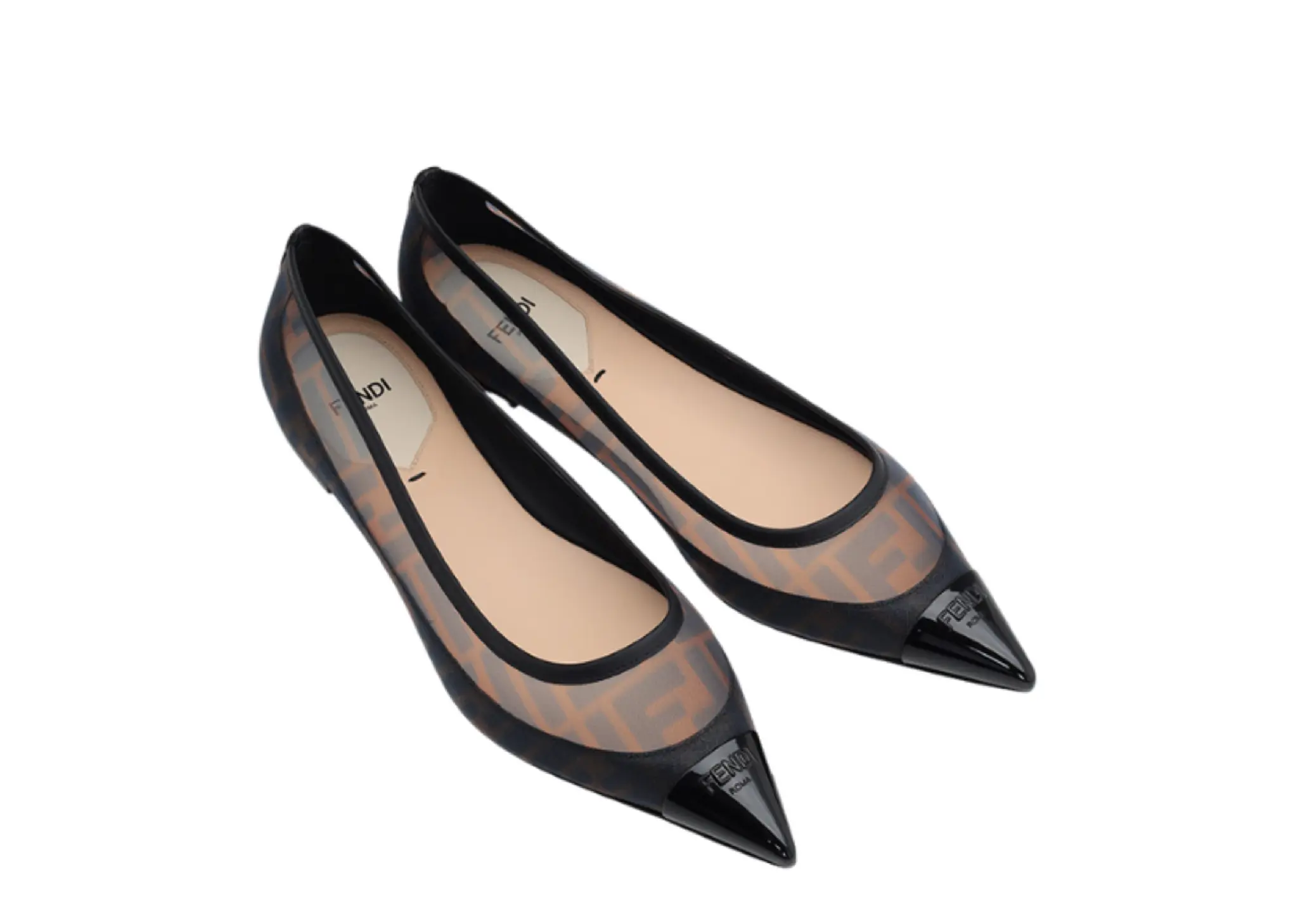 Fendi Colibri Pointed Toe Ballerina Flat - photo 2