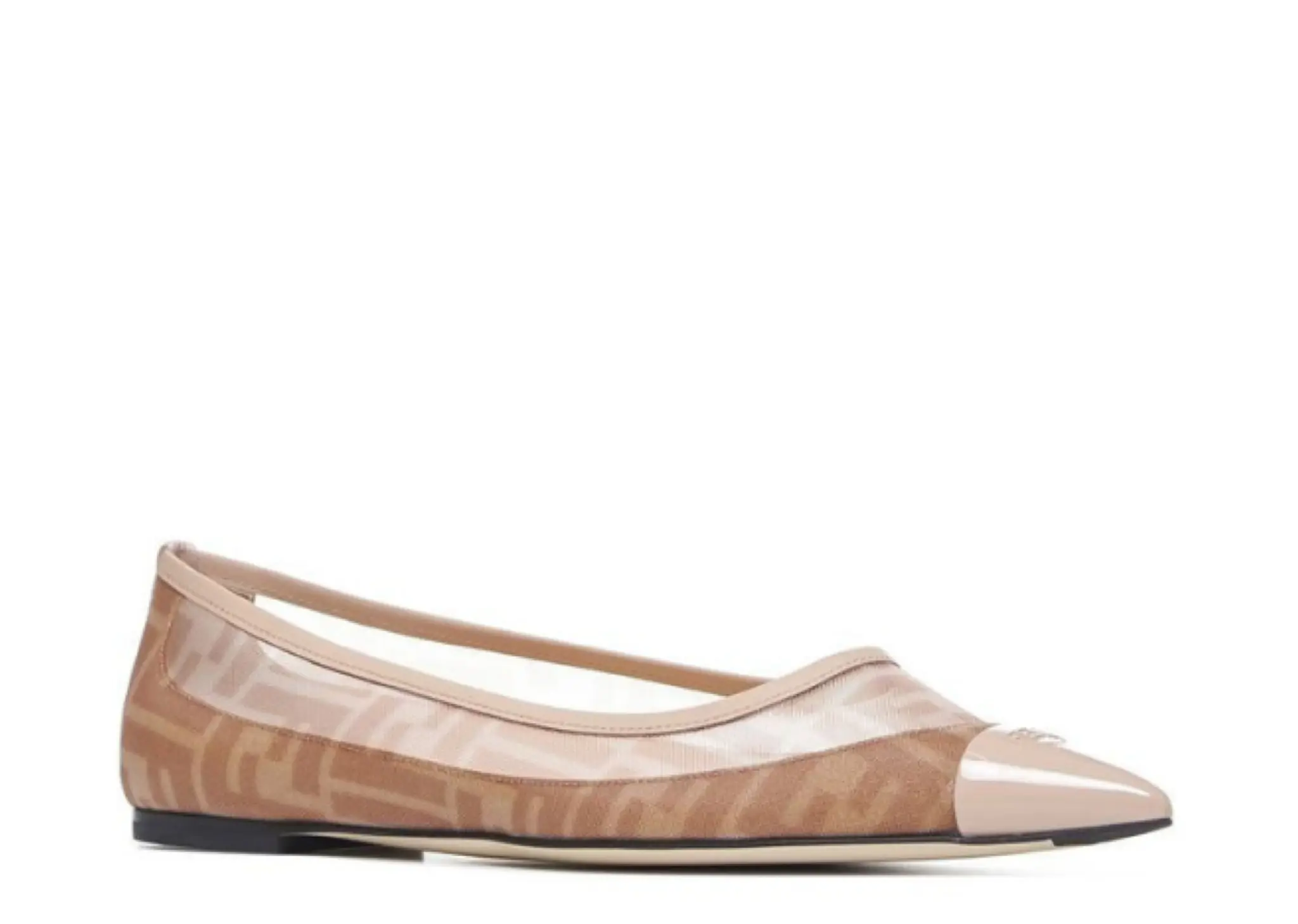 Fendi Colibri Pointed Toe Ballerina Flat - photo 2