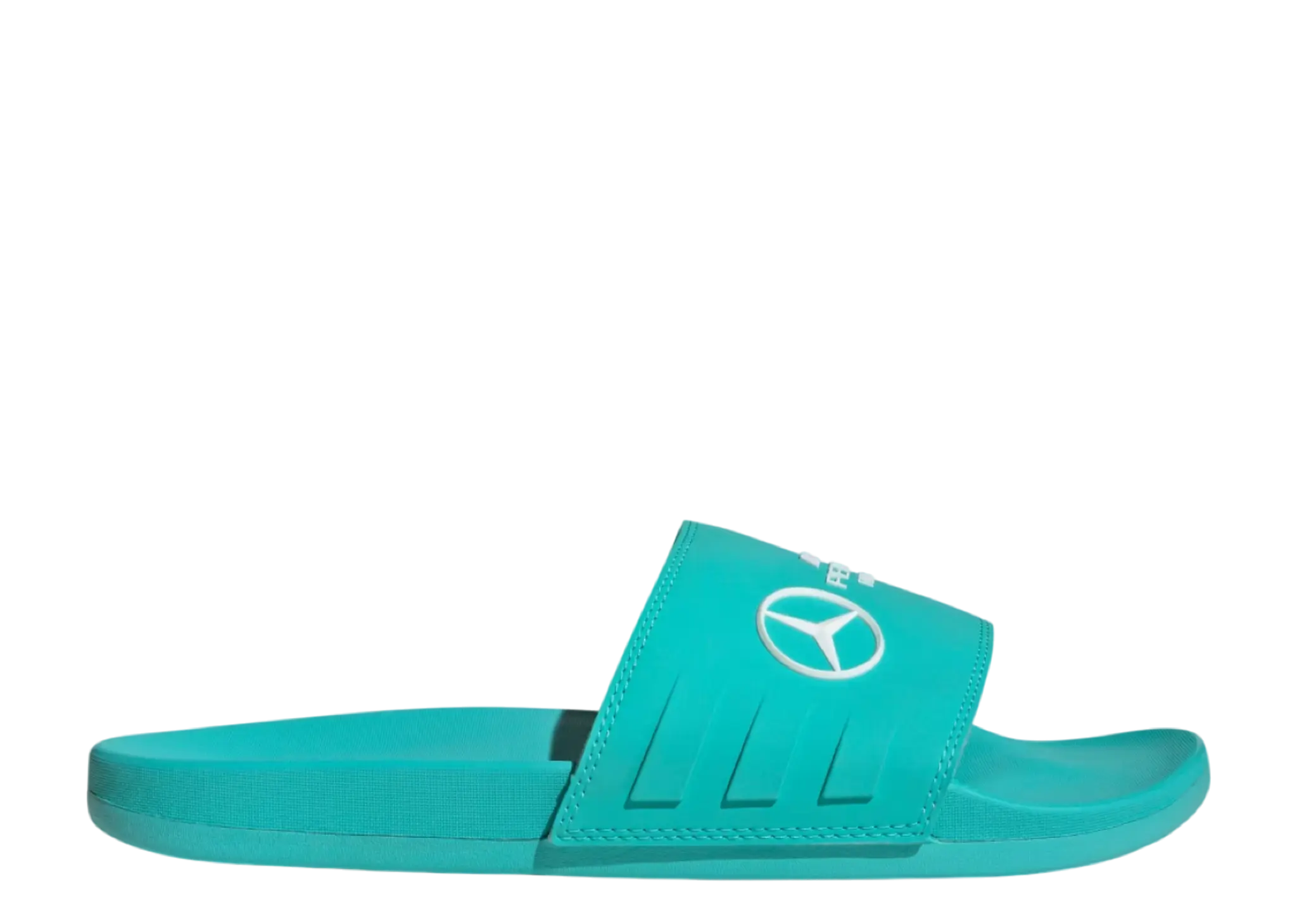 Adidas Adilette Comfort Slides Mercedes-AMG Petronas Formula One Team Semi Mint