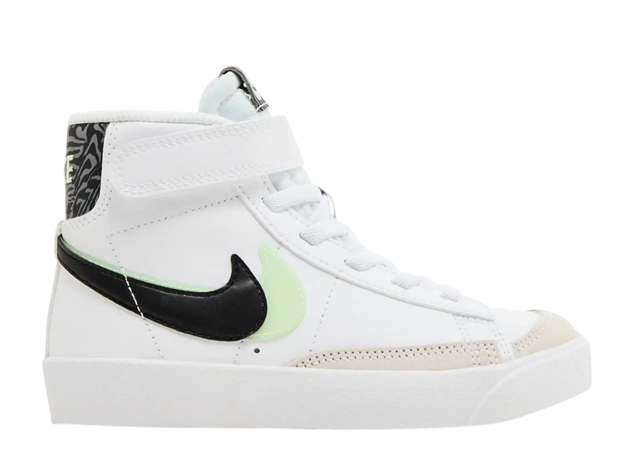 Nike Blazer Mid '77 SE Double Swoosh White Vapor Green (Pre-School)