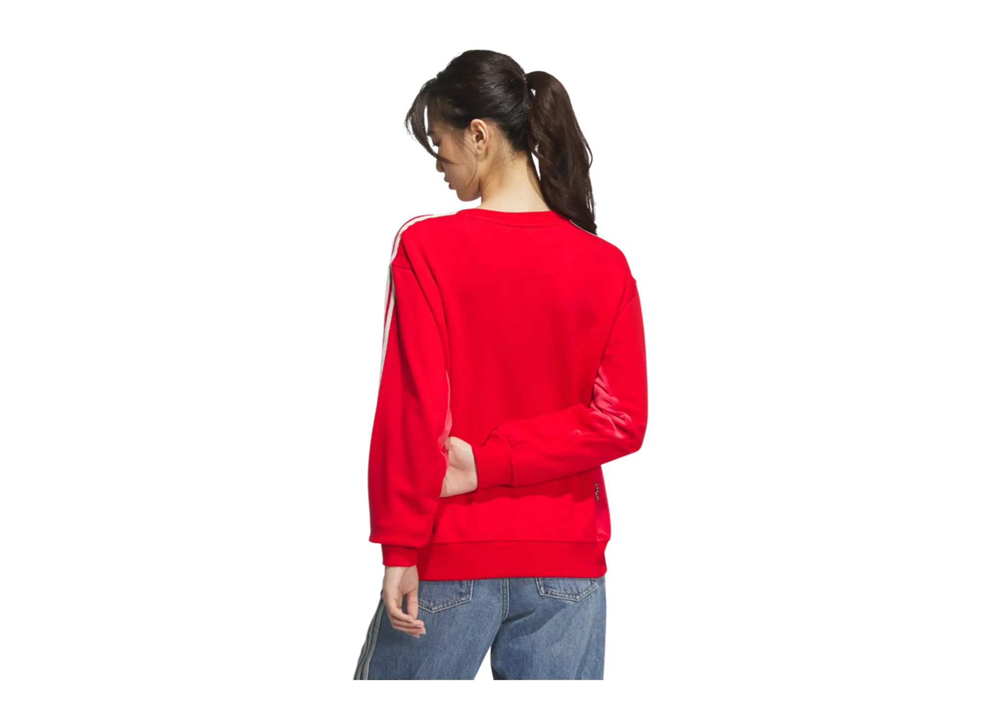 Adidas CNY Crew Sweatshirt Better Scarlet (Women's) - photo 2