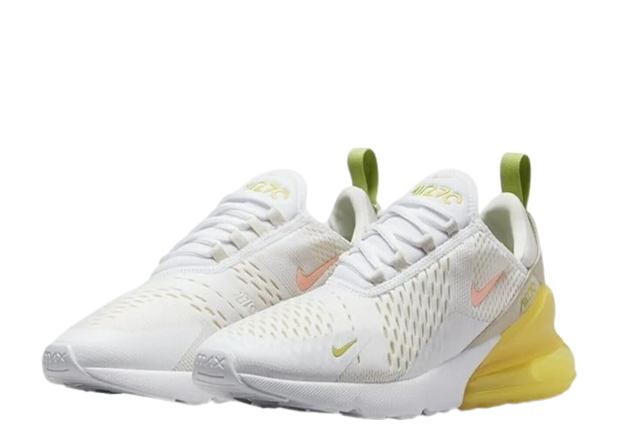 Nike Air Max 270 White Yellow Strike (Women's) - photo 2