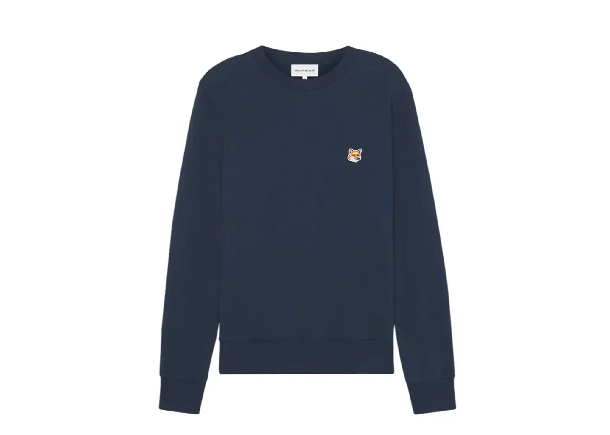 Maison Kitsune Fox Head Patch Reguler Sweatshirt