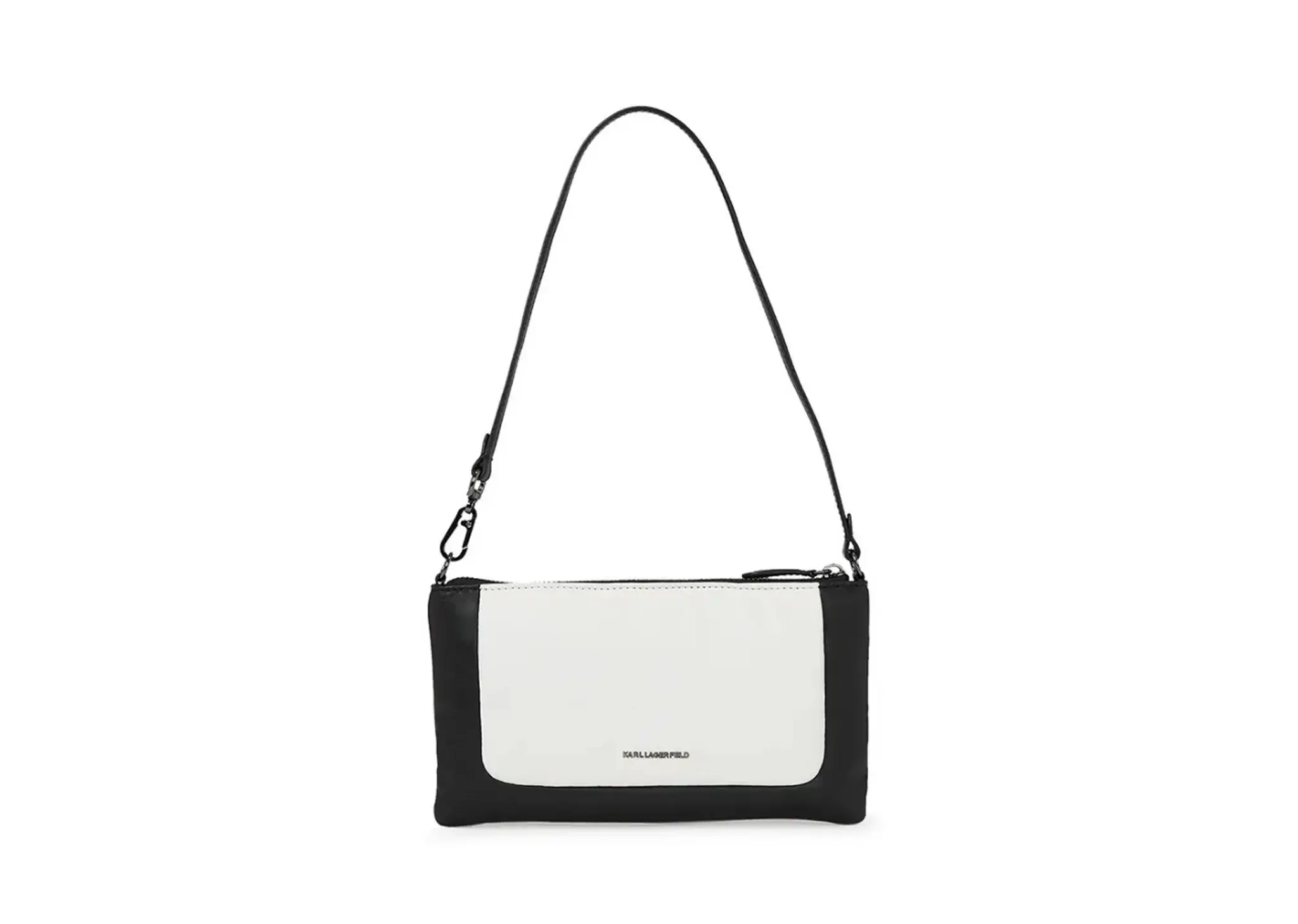 Karl Lagerfeld K/ikonik 2.0 PU Shoulder Bag White - photo 2