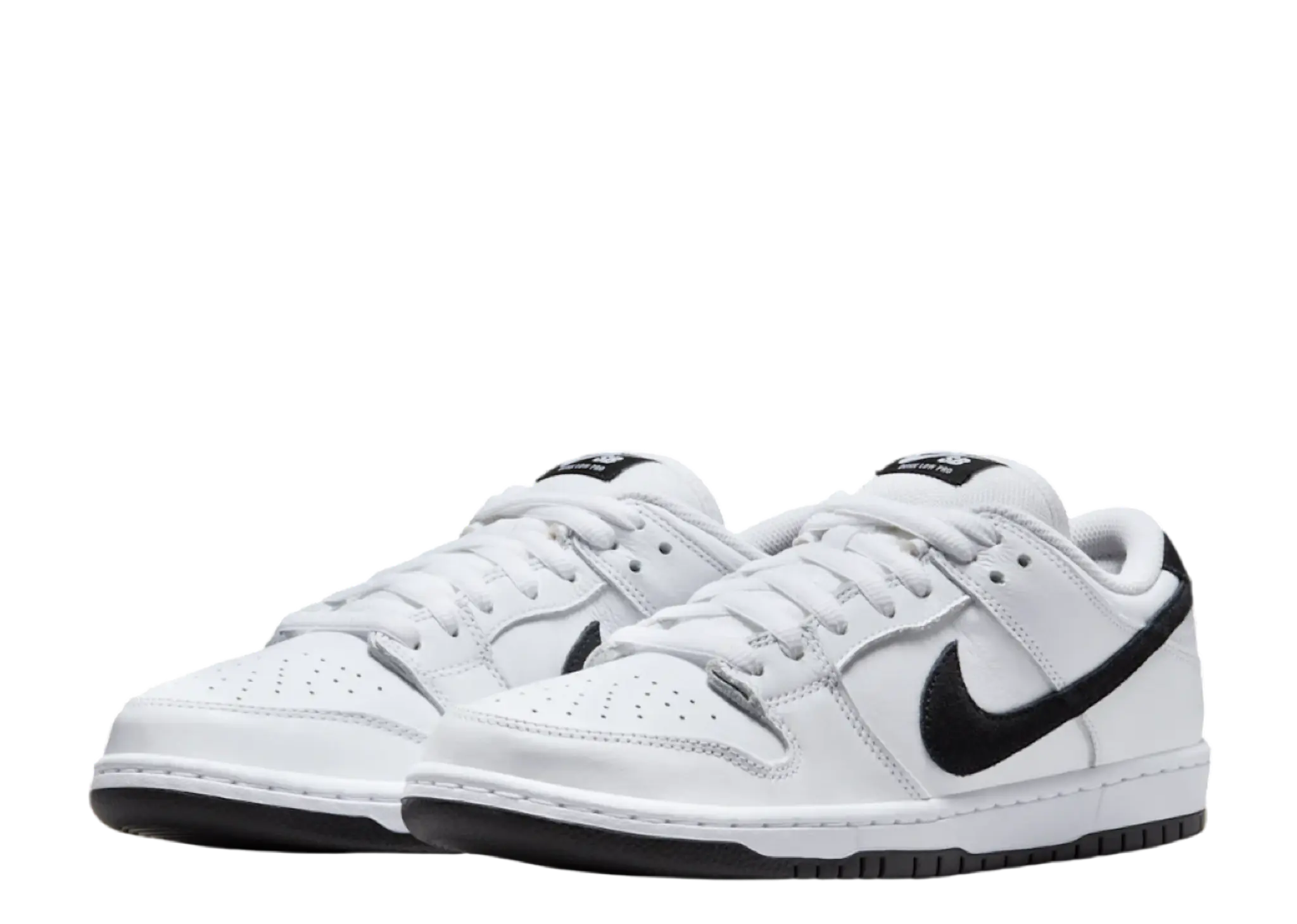 Nike SB Dunk Low White Black - photo 2