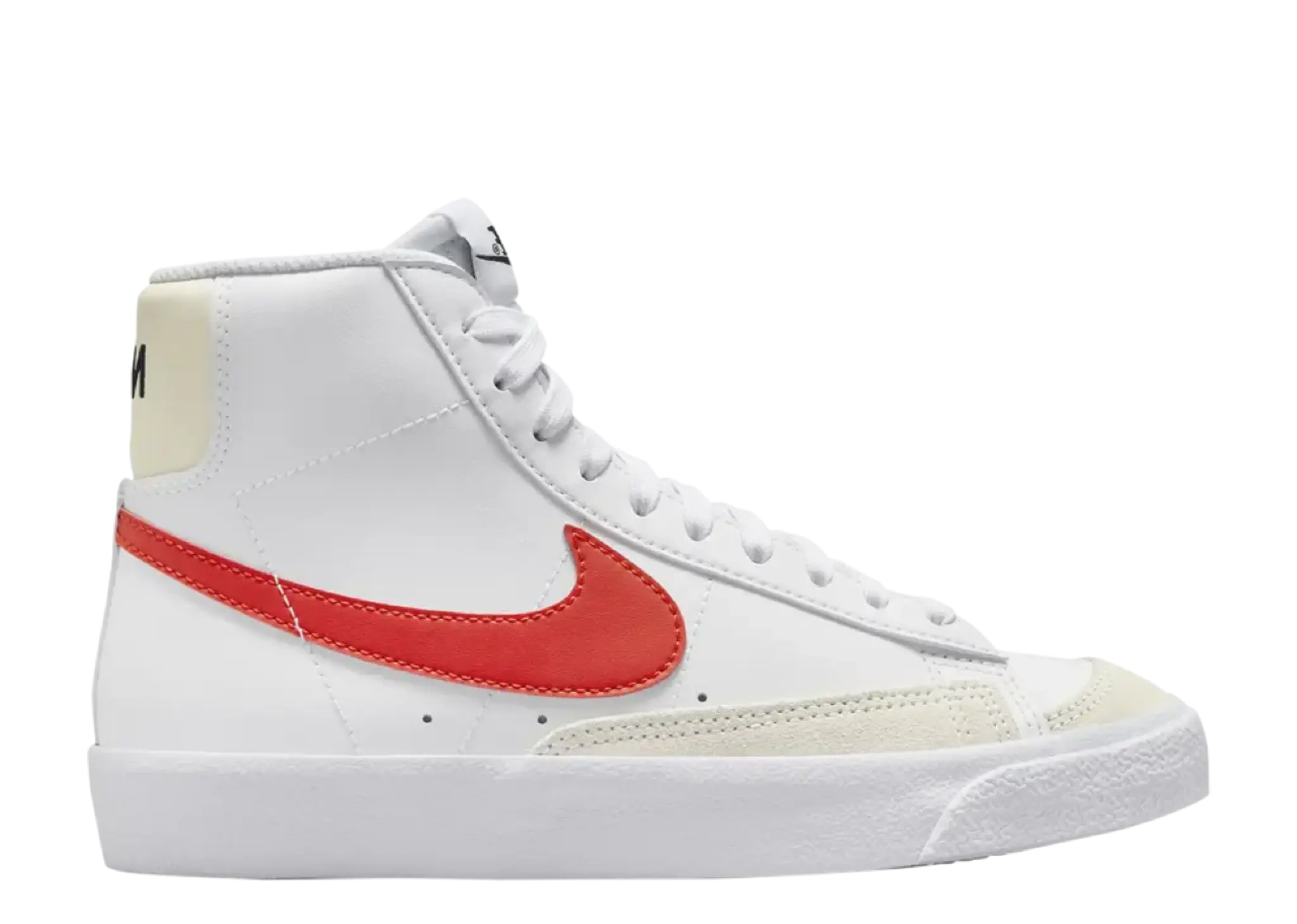 Nike Blazer Mid '77 White Picante Red (Grade School)