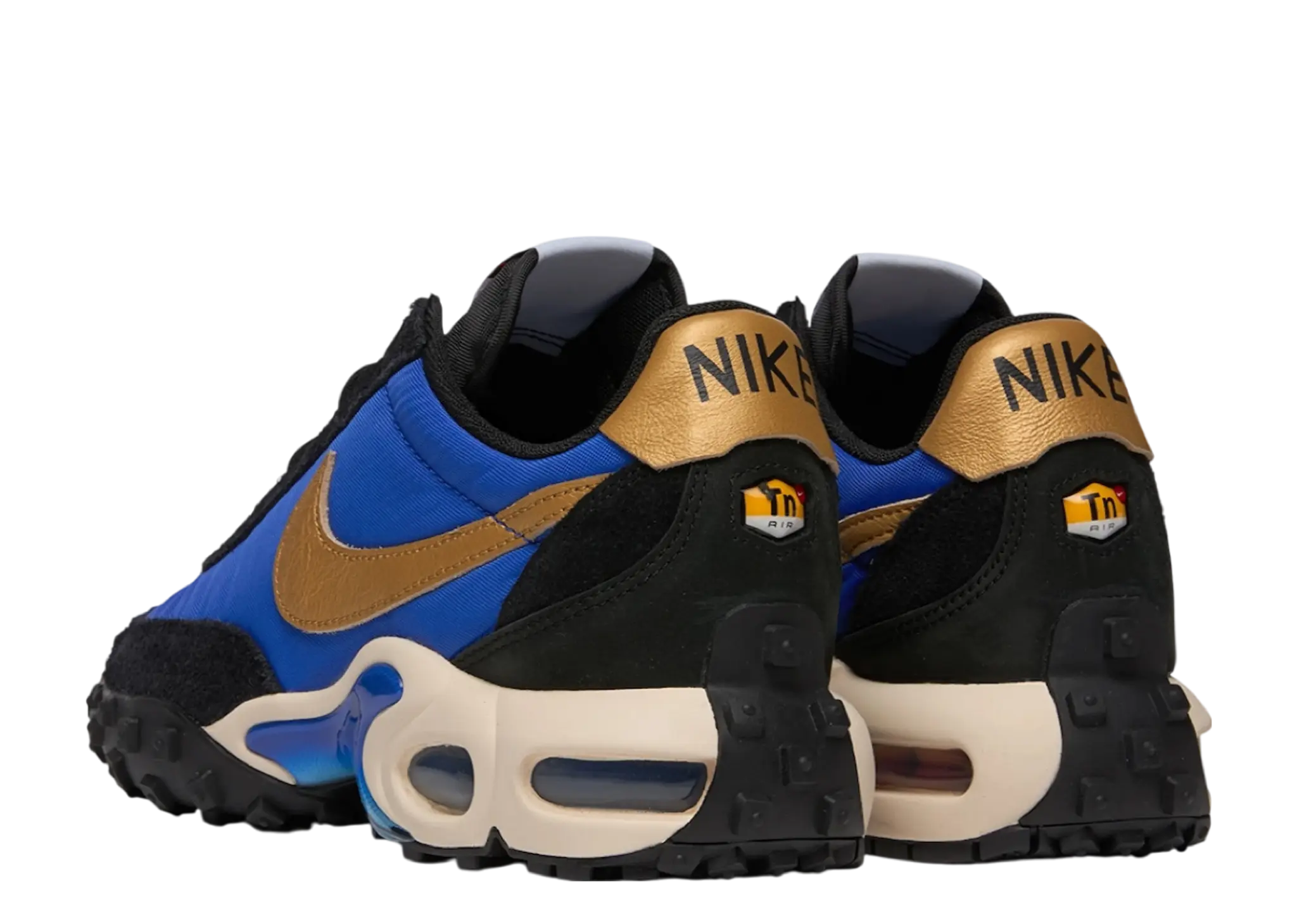 Nike Air Max Waffle Hyper Blue  Metallic Gold - photo 2