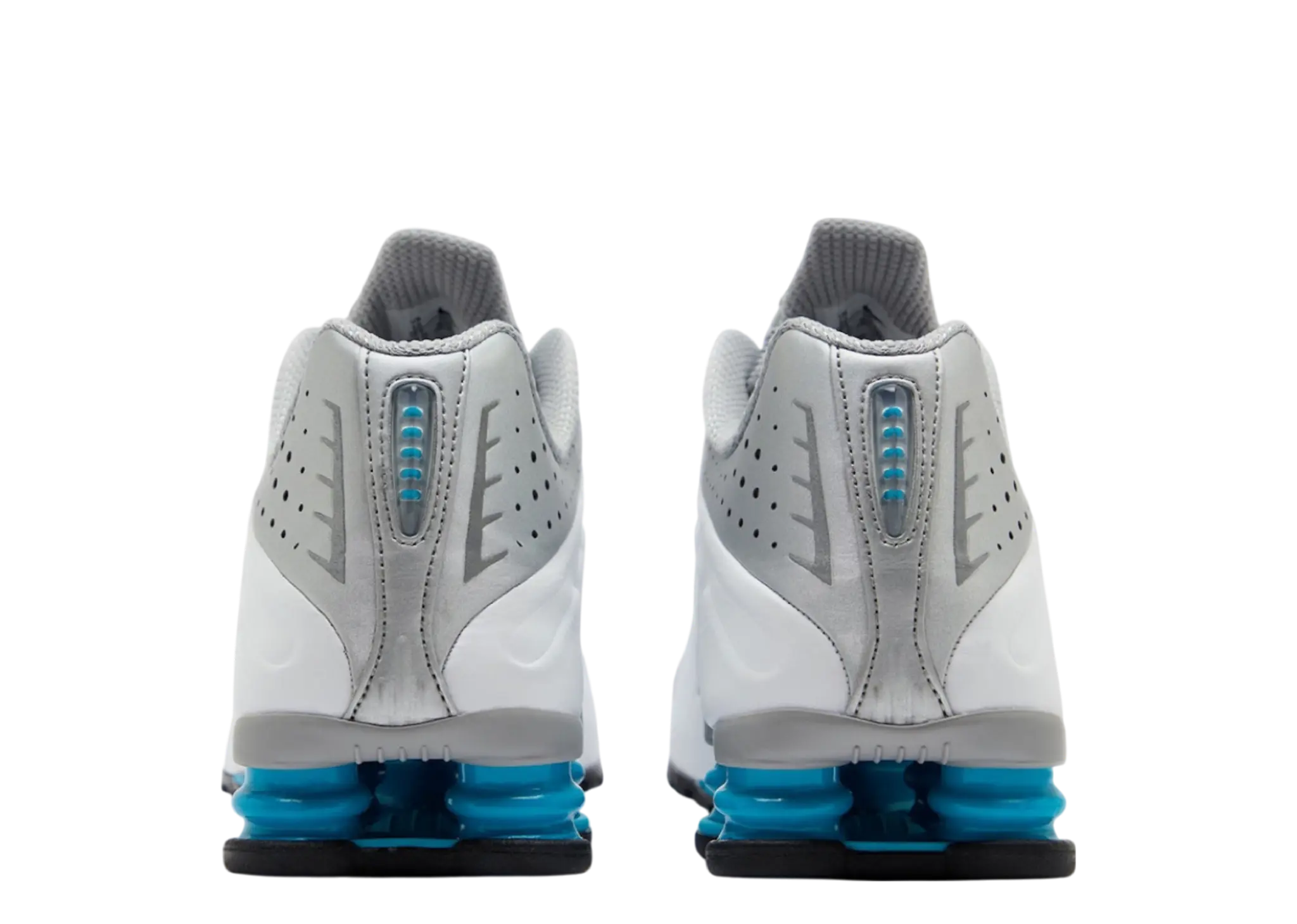 Nike Shox R4 Metallic Silver Blue Lagoon (Women's) - photo 3