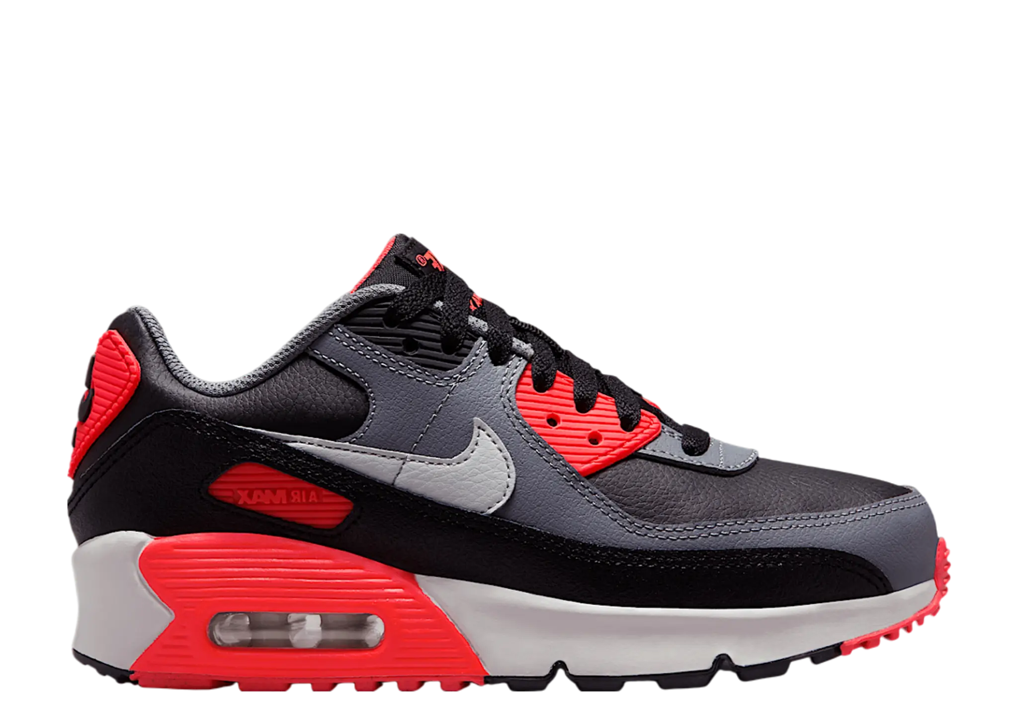 Nike Air Max 90 Black Cool Grey (Grade School)
