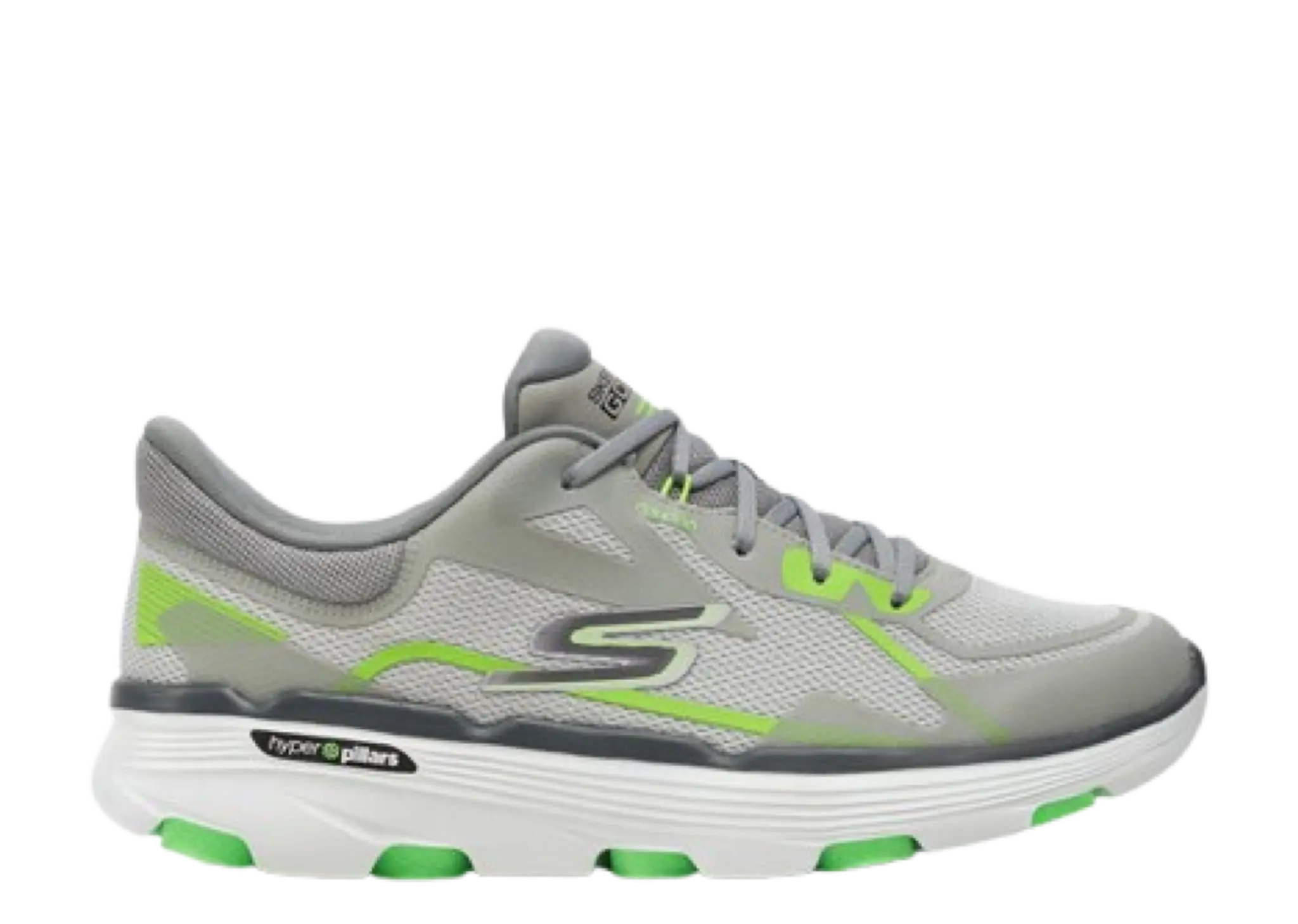 Skechers Go Run 7 Grey Lime