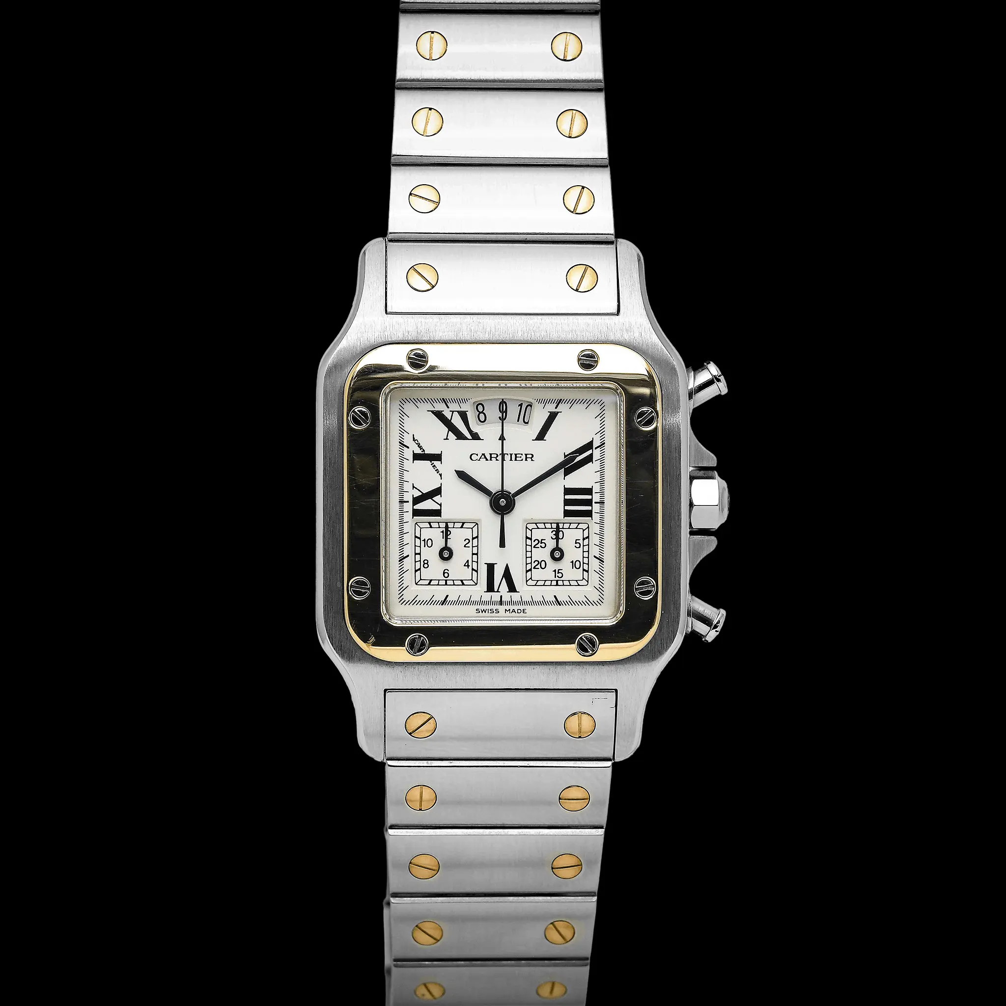 Cartier Santos Galbee Chronoflex Ref: W20042C4 - photo 2