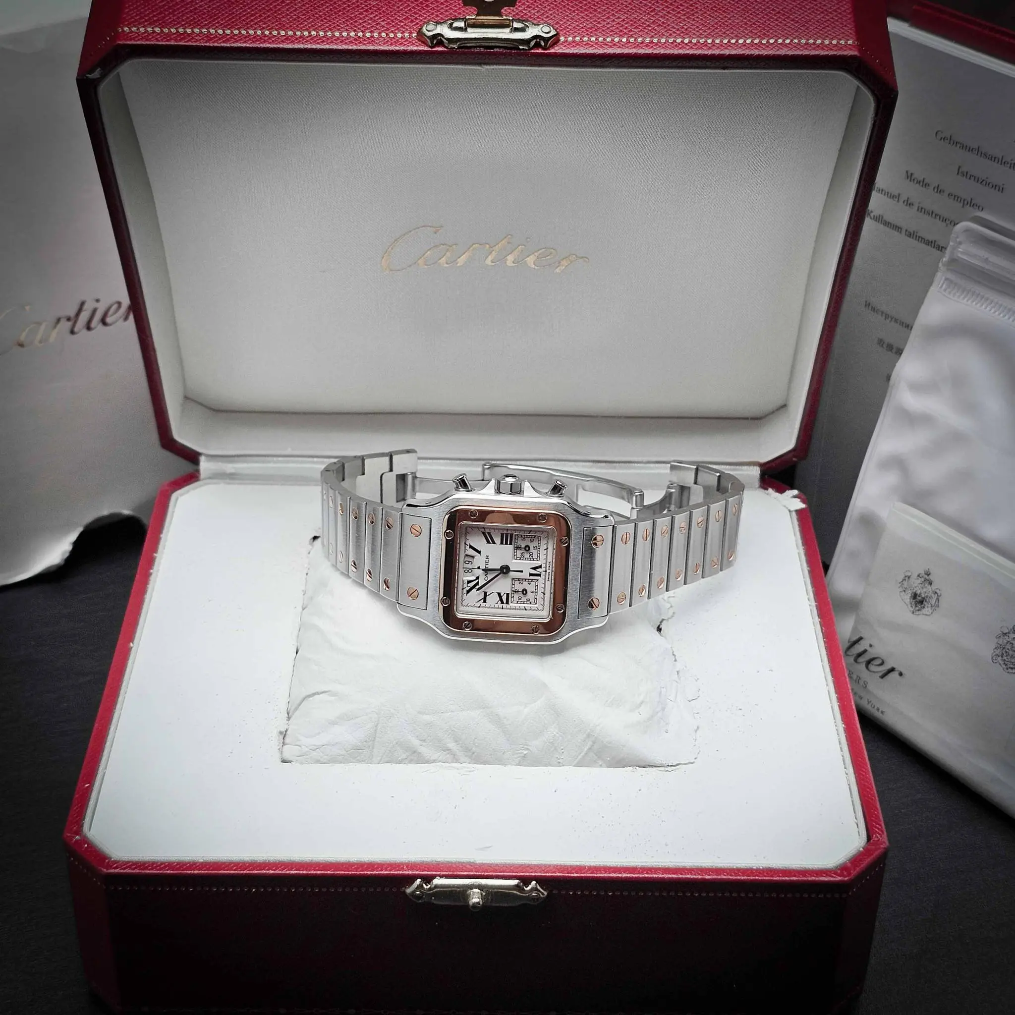 Cartier Santos Galbee Chronoflex Ref: W20042C4 - photo 6