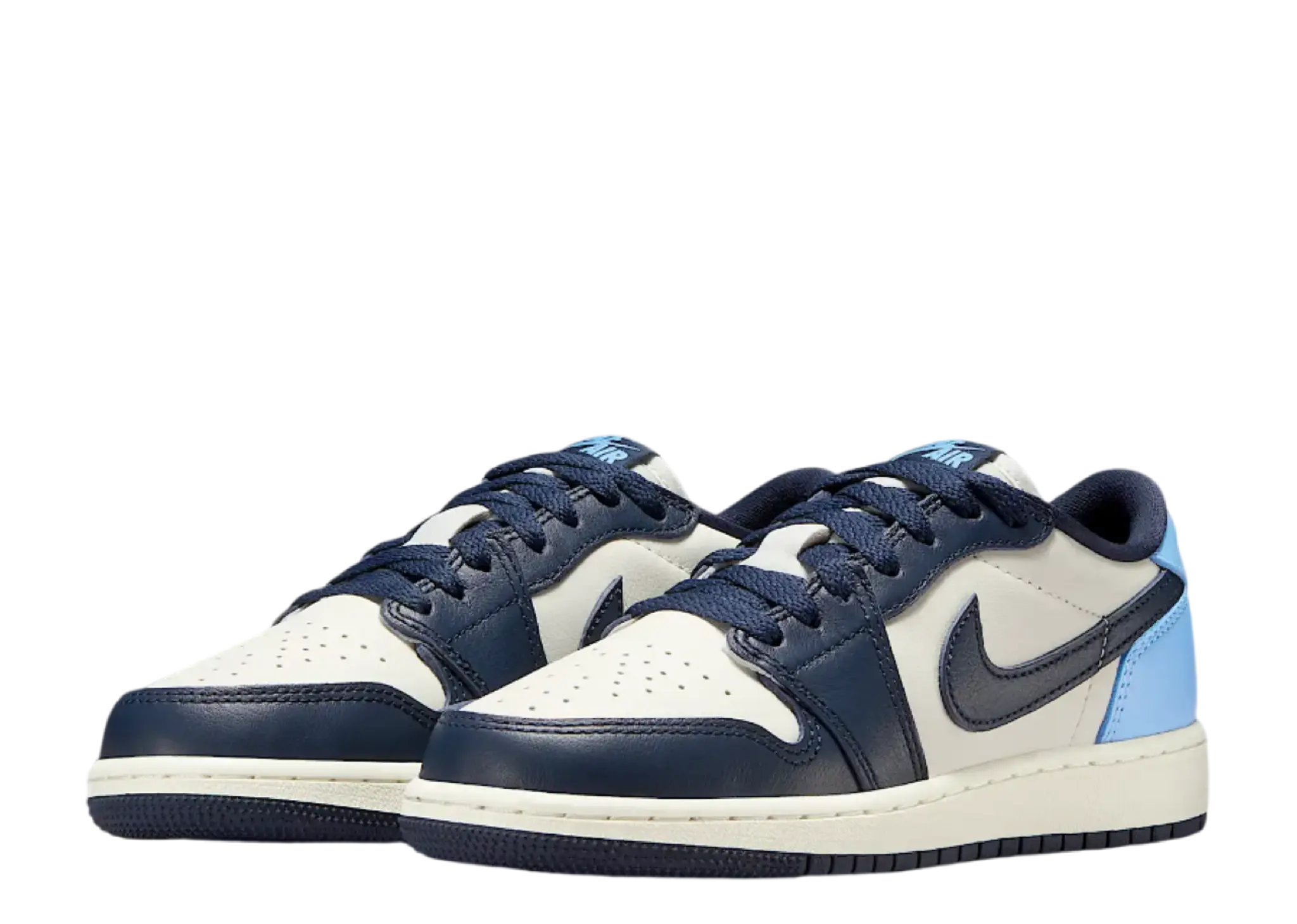 Air Jordan 1 Low OG Obsidian UNC (Grade School) - photo 2