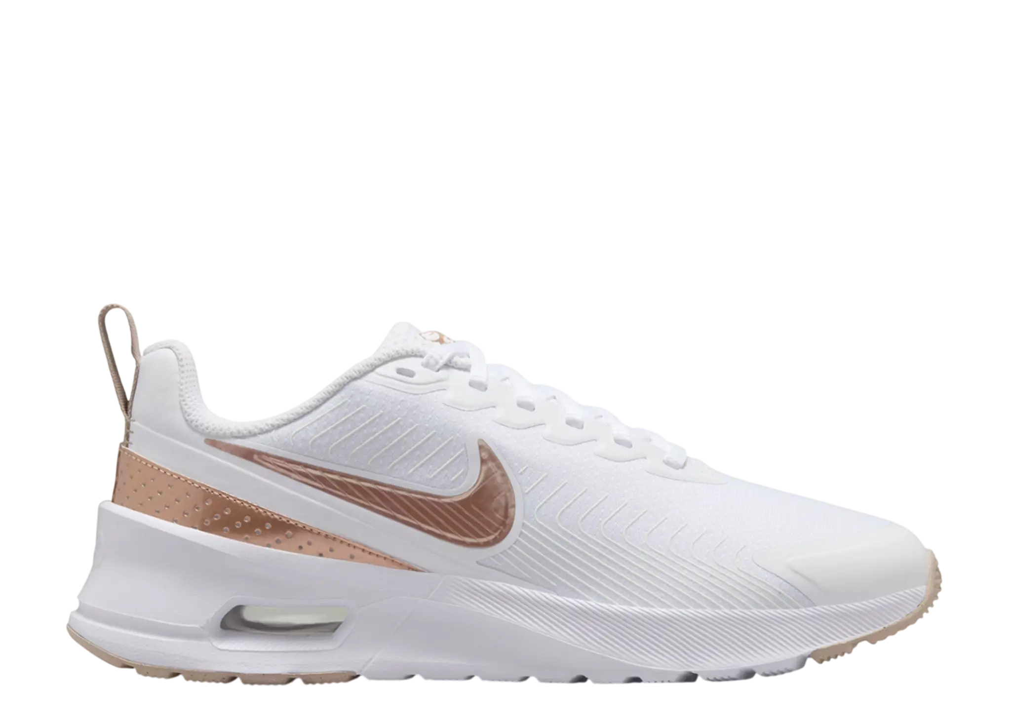 Nike Air Max Nuaxis White Sand Black Metallic Red Bronze (Women's)