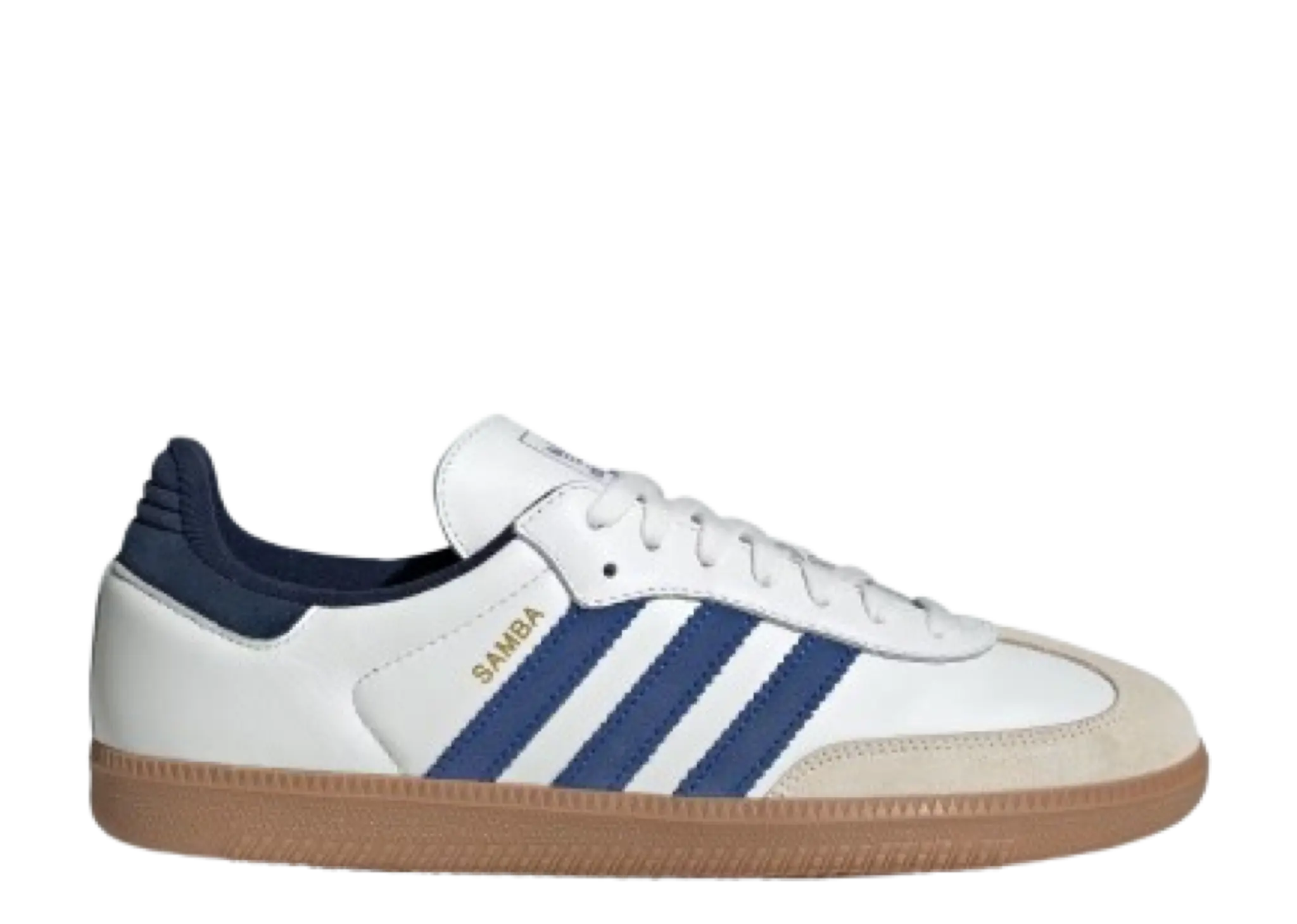 Adidas Samba OG White Royal Blue Night Indigo