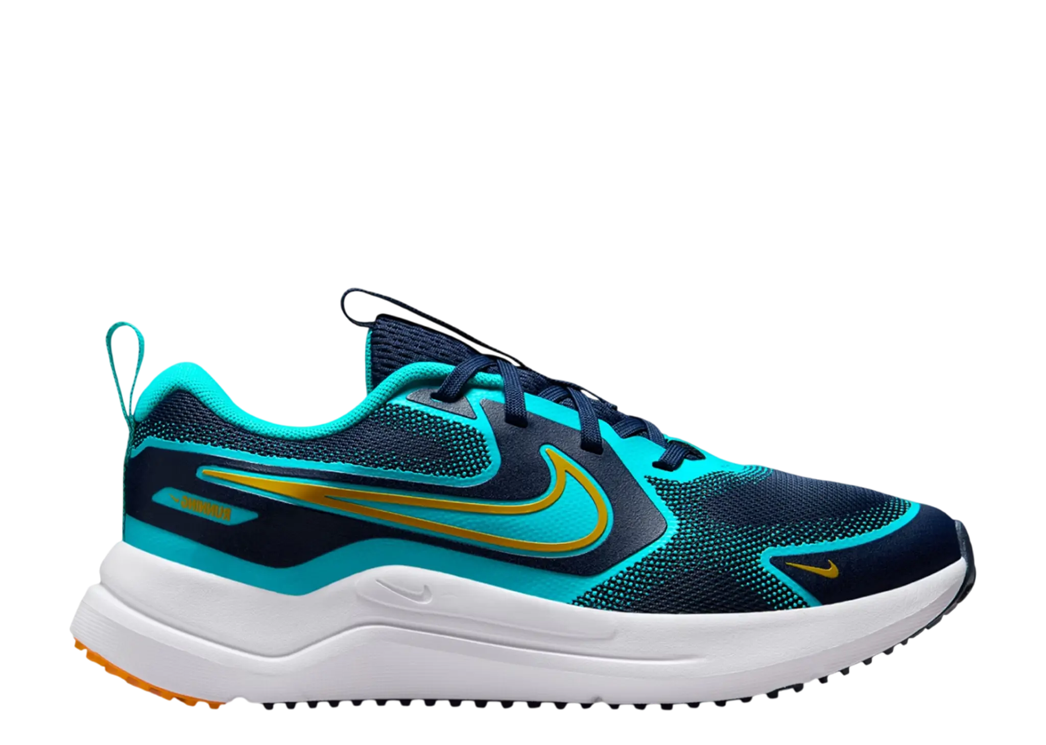 Nike Cosmic Runner Midnight Navy Dusty Cactus White Orange Peel (Grade School)