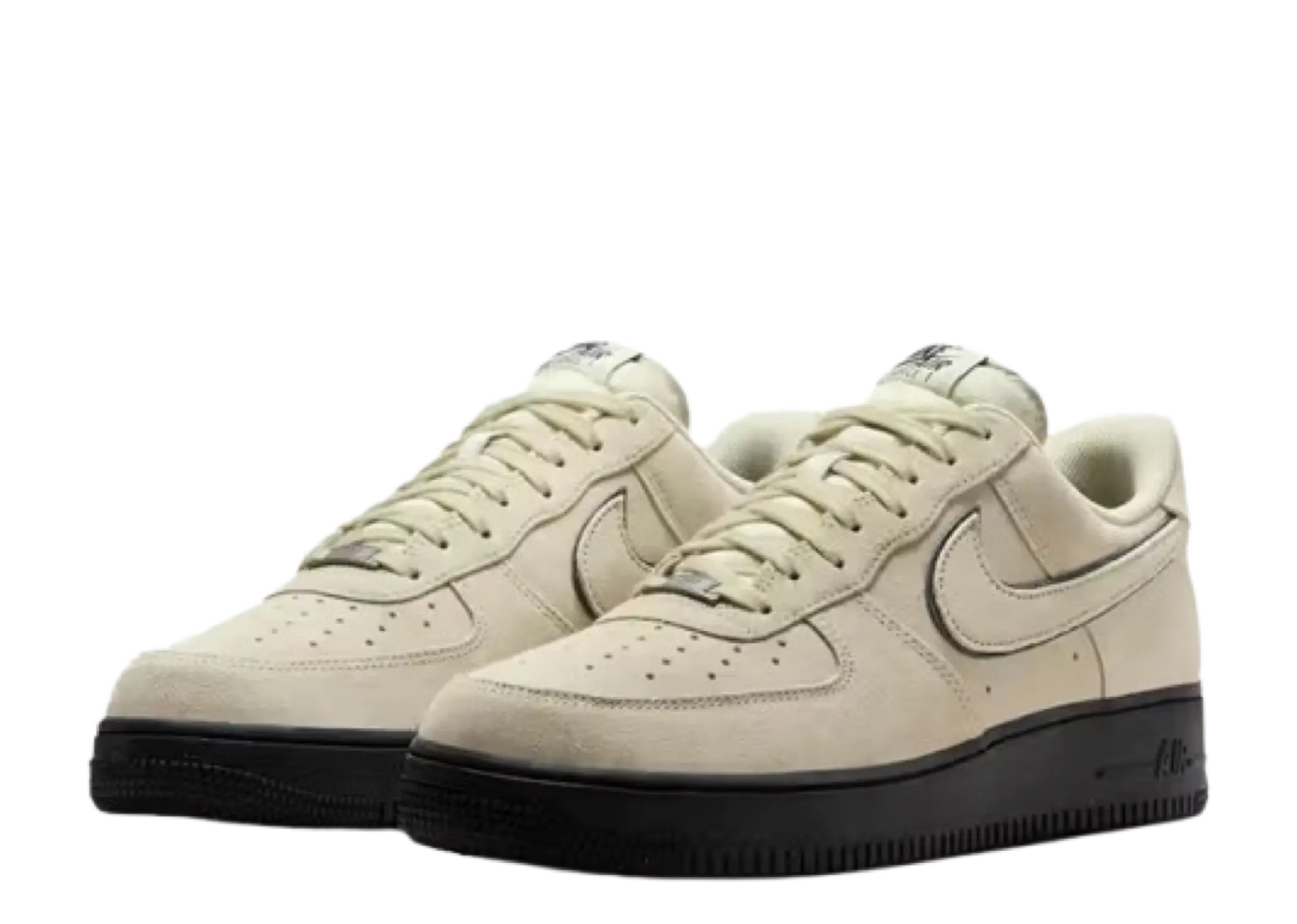 Nike Air Force 1 '07 LV8 Light Khaki Black - photo 2
