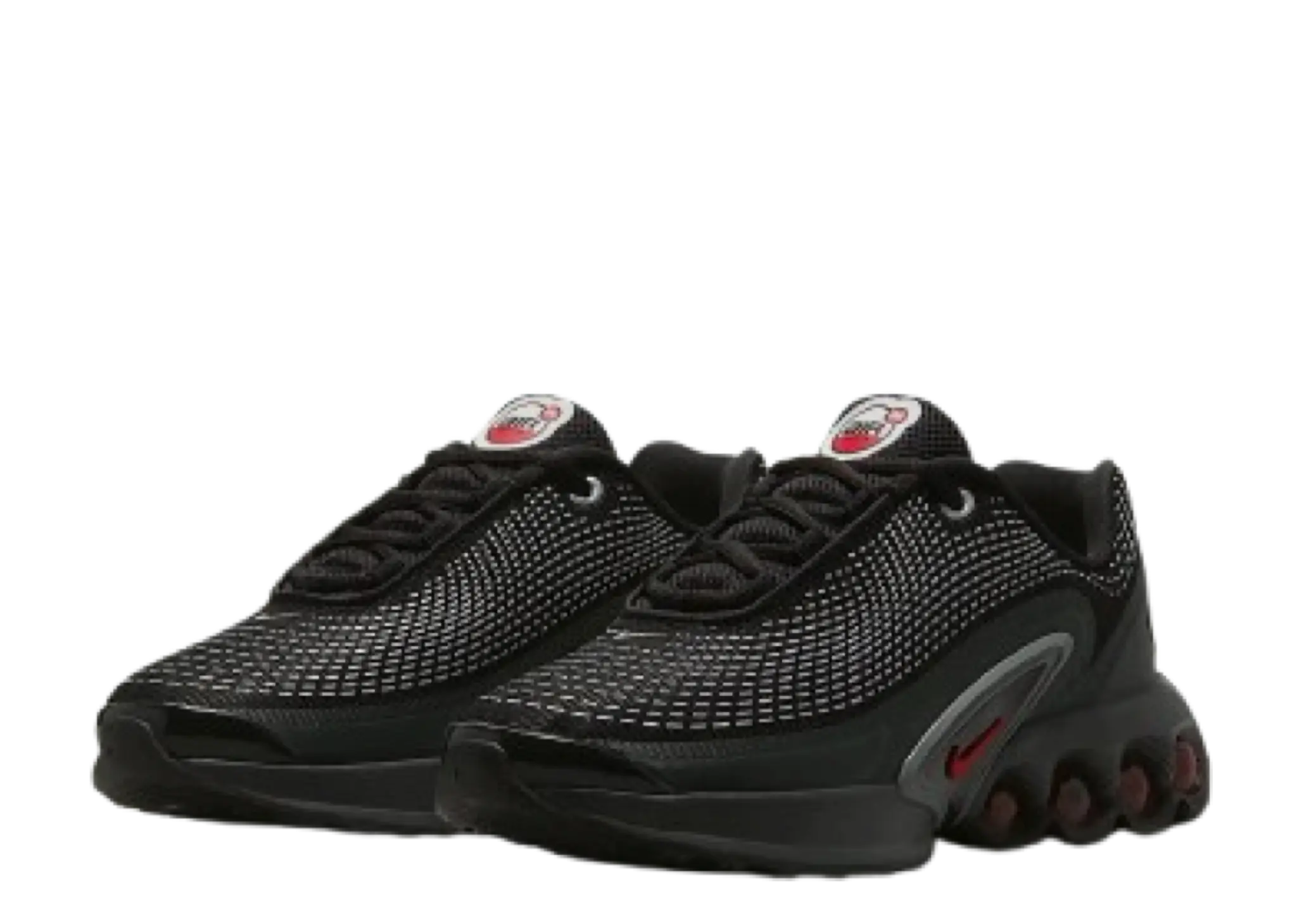 Nike Air Max Dn Black Metallic Silver University Red (Grade School) - photo 2