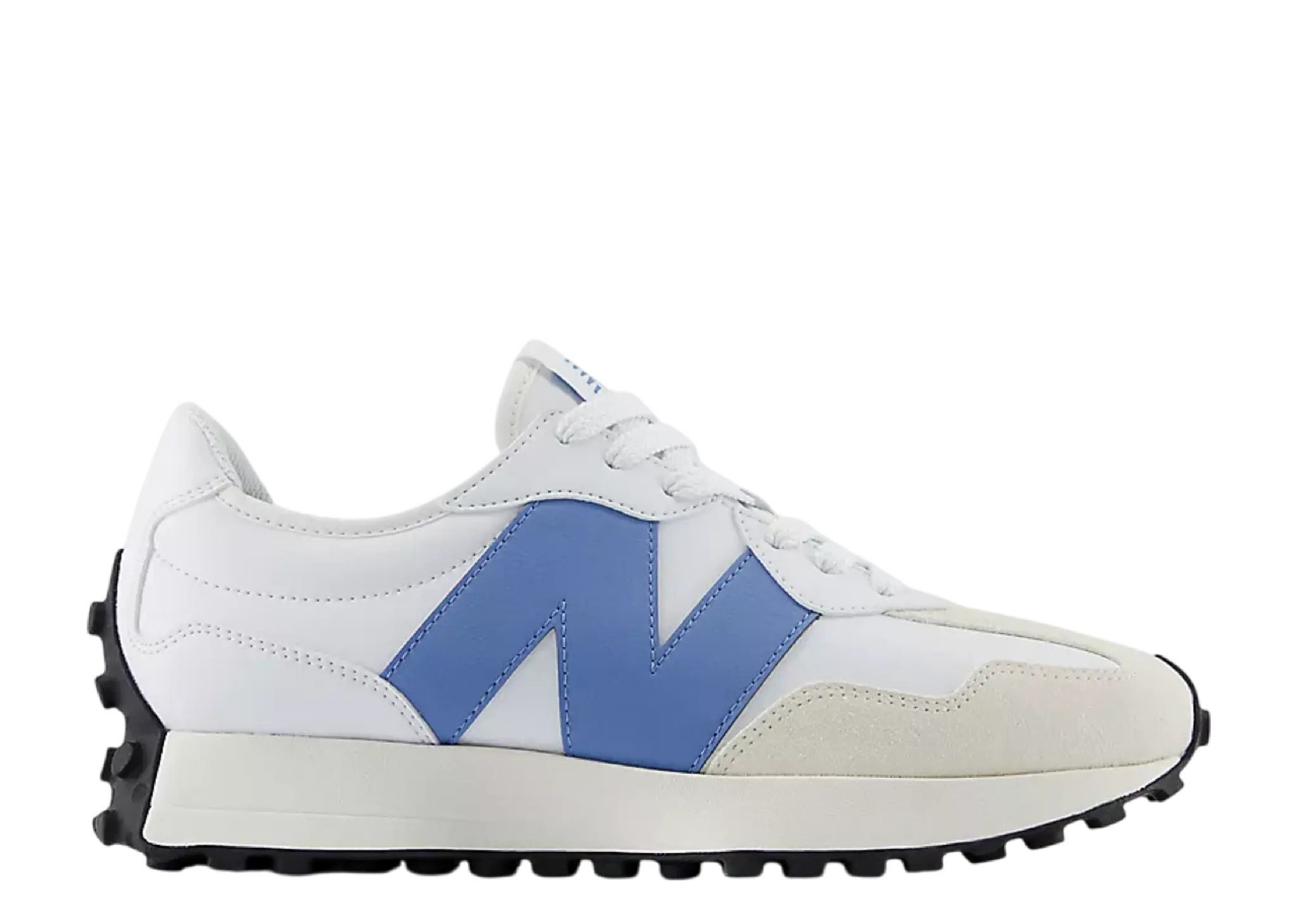 New Balance 327 White Blue Laguna