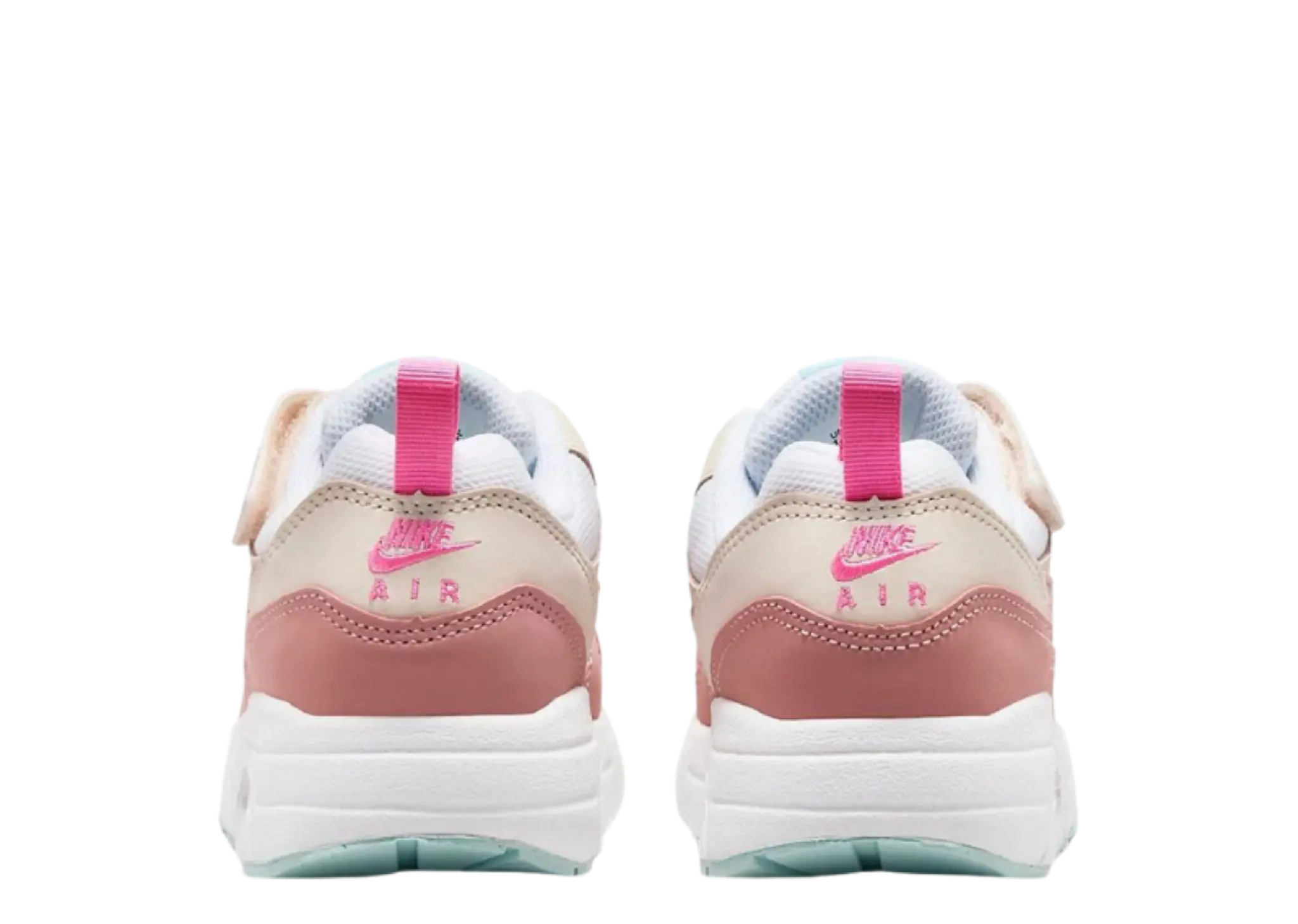 Nike Air Max 1 EasyOn White Guava Ice Pink Spell Red Stardust (Pre-School) - photo 3