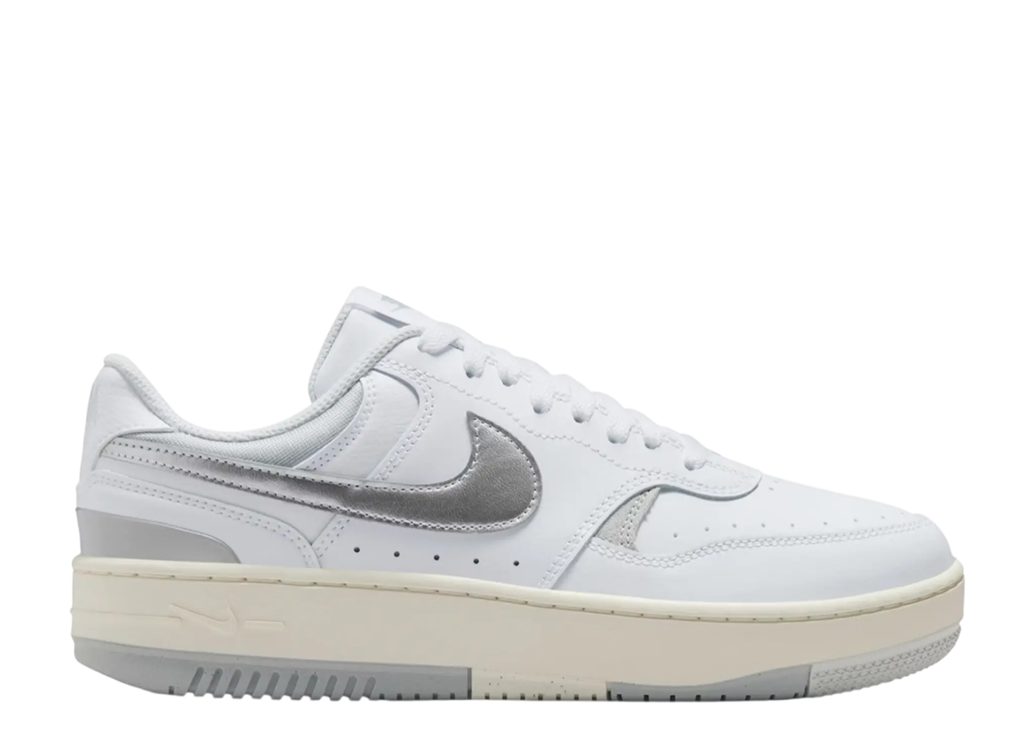 Nike Gamma Force White Light Smoke Grey Photon Dust Metallic Silver (Women's)